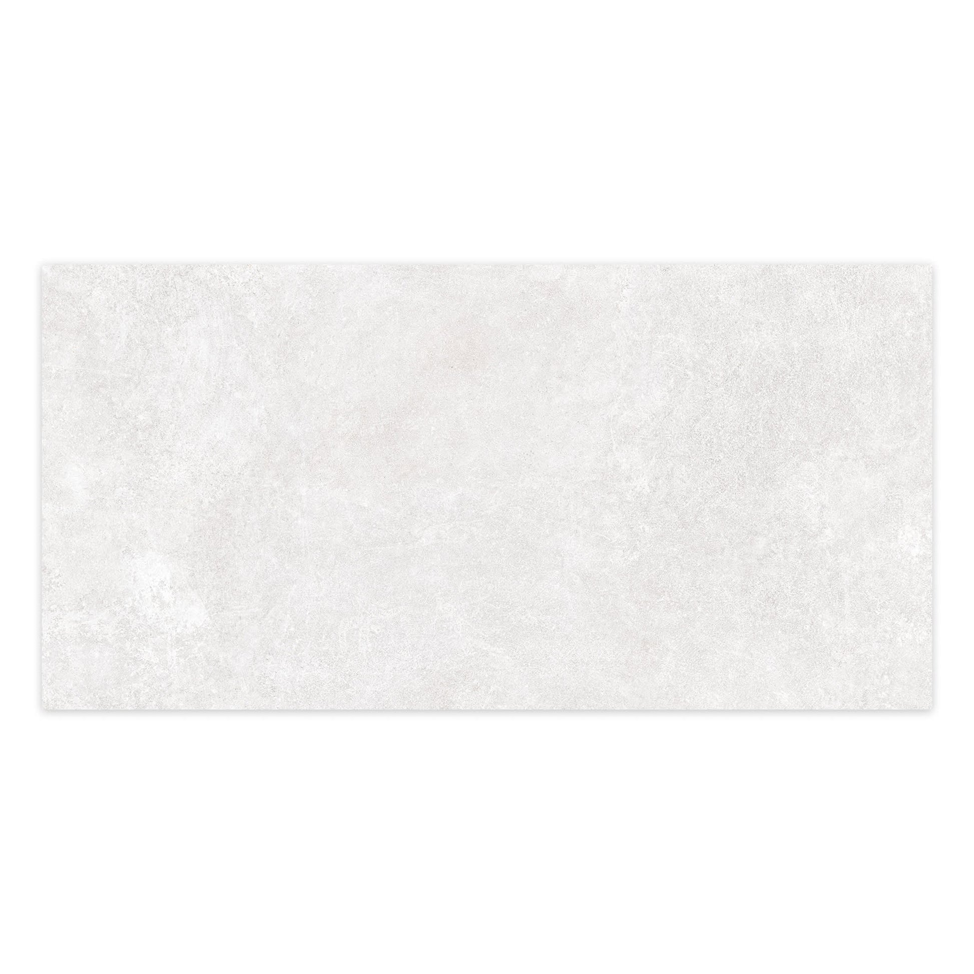 Carrelage effet Béton Blanc Lin 151x75,5x0,9 cm In&Out Sorelan - Sol et mur intérieur et Sol extérieur