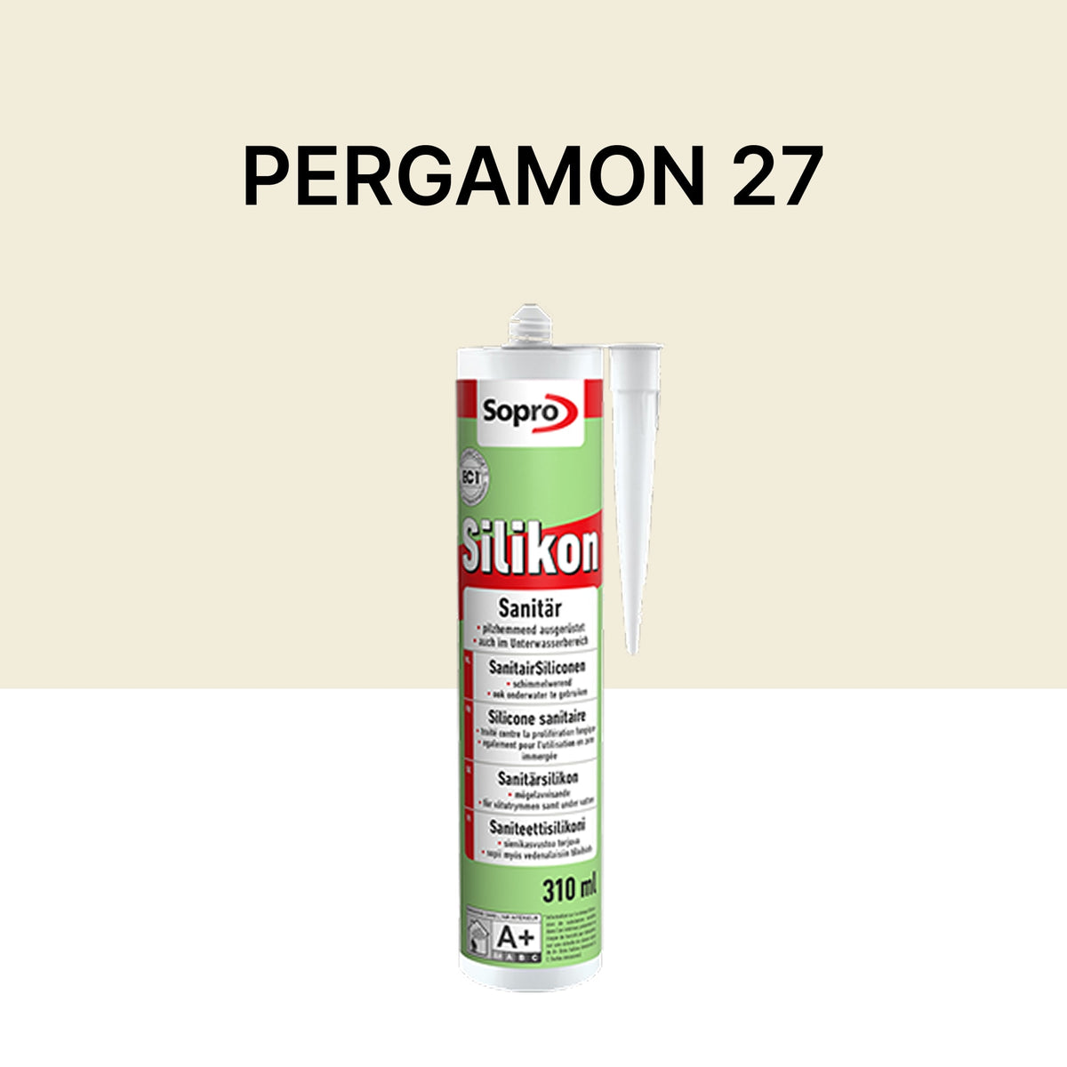 Mastic silicone spécial piscine - Pergame 27 - 310 ml