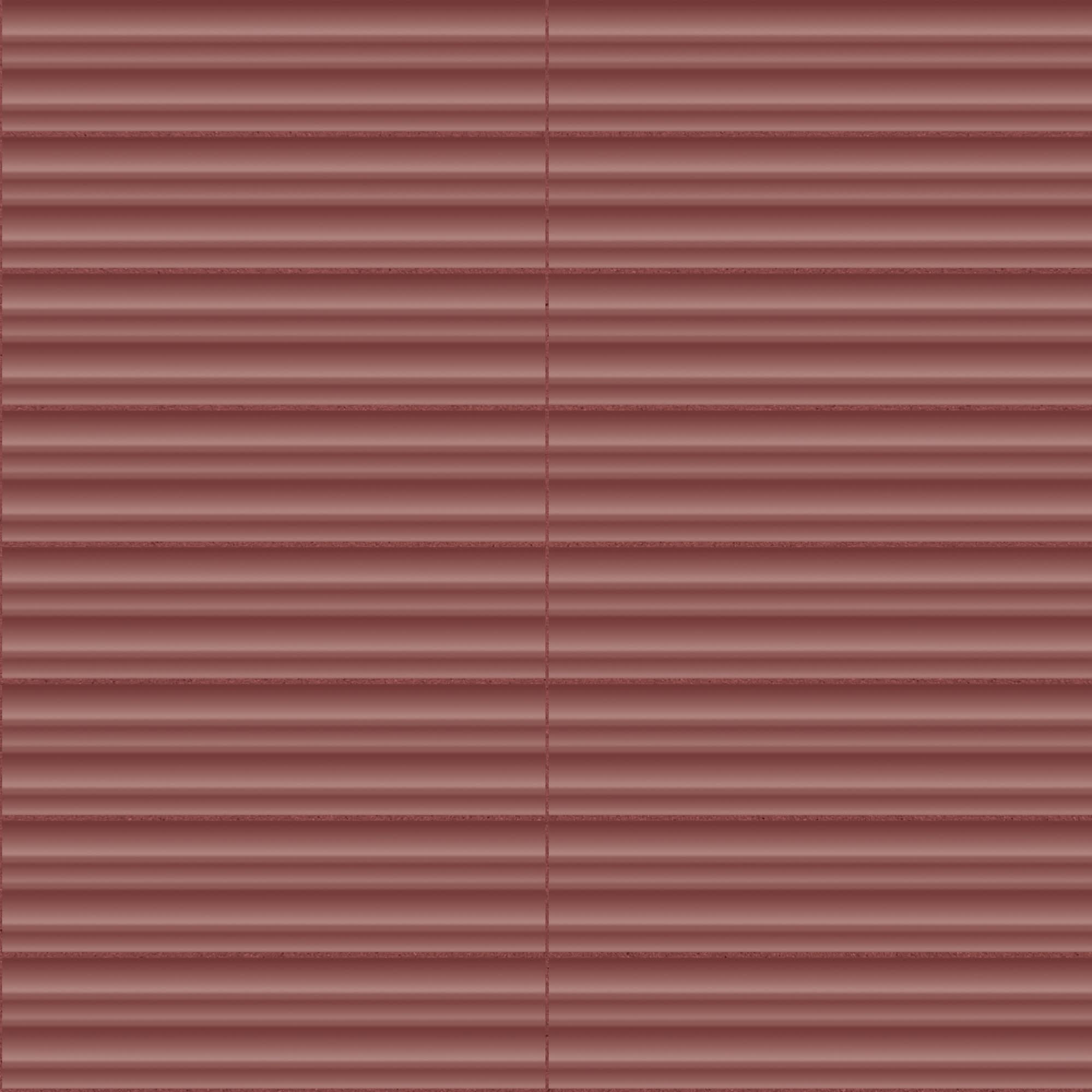 Carrelage 3D Rouge 25x5x1,2 cm Iseron - Mur intérieur