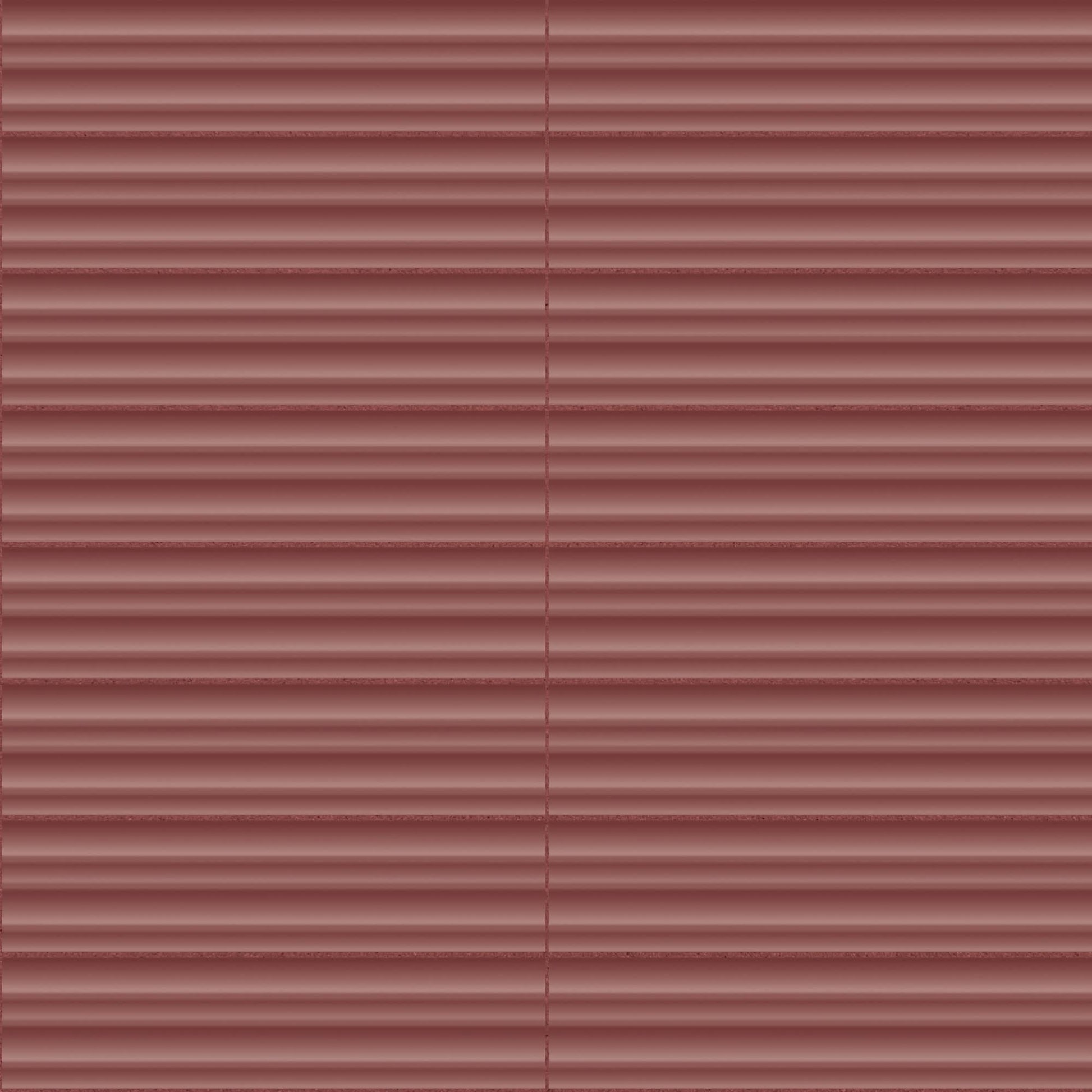 Carrelage 3D Rouge 25x5x1,2 cm Iseron - Mur intérieur