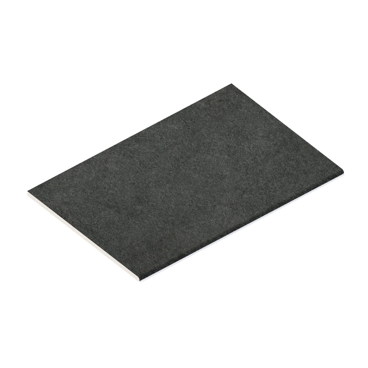 Margelle de piscine effet Pierre Quartzite Gris Carbone 90x60x2 cm Bord 1/2 Rond Venturo