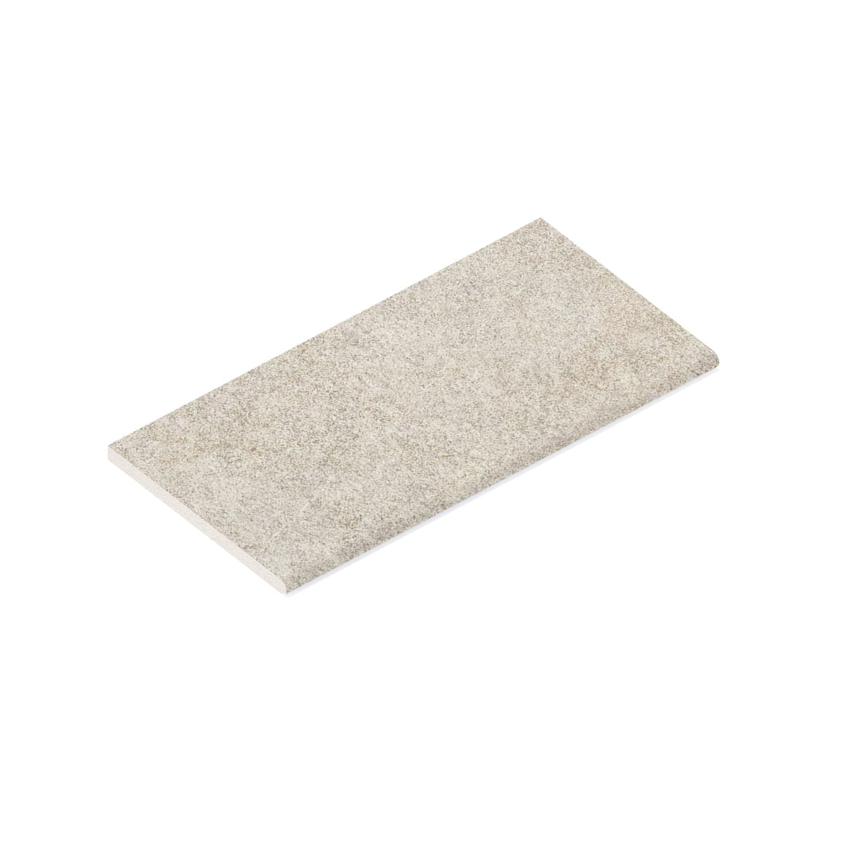 Margelle de piscine effet Pierre Quartzite Blanc 60x30x2 cm Bord 1/2 Rond Venturo