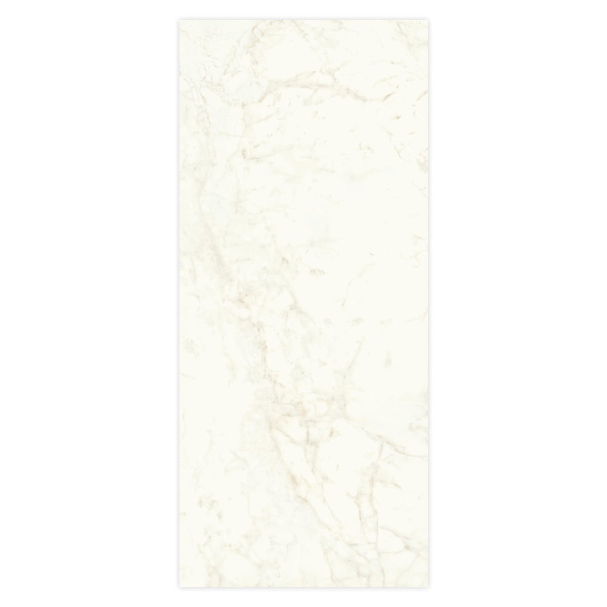 Carrelage effet Marbre Blanc Calacatta Celeste 278x120x0,6 cm Brillant Faventa - Mur intérieur