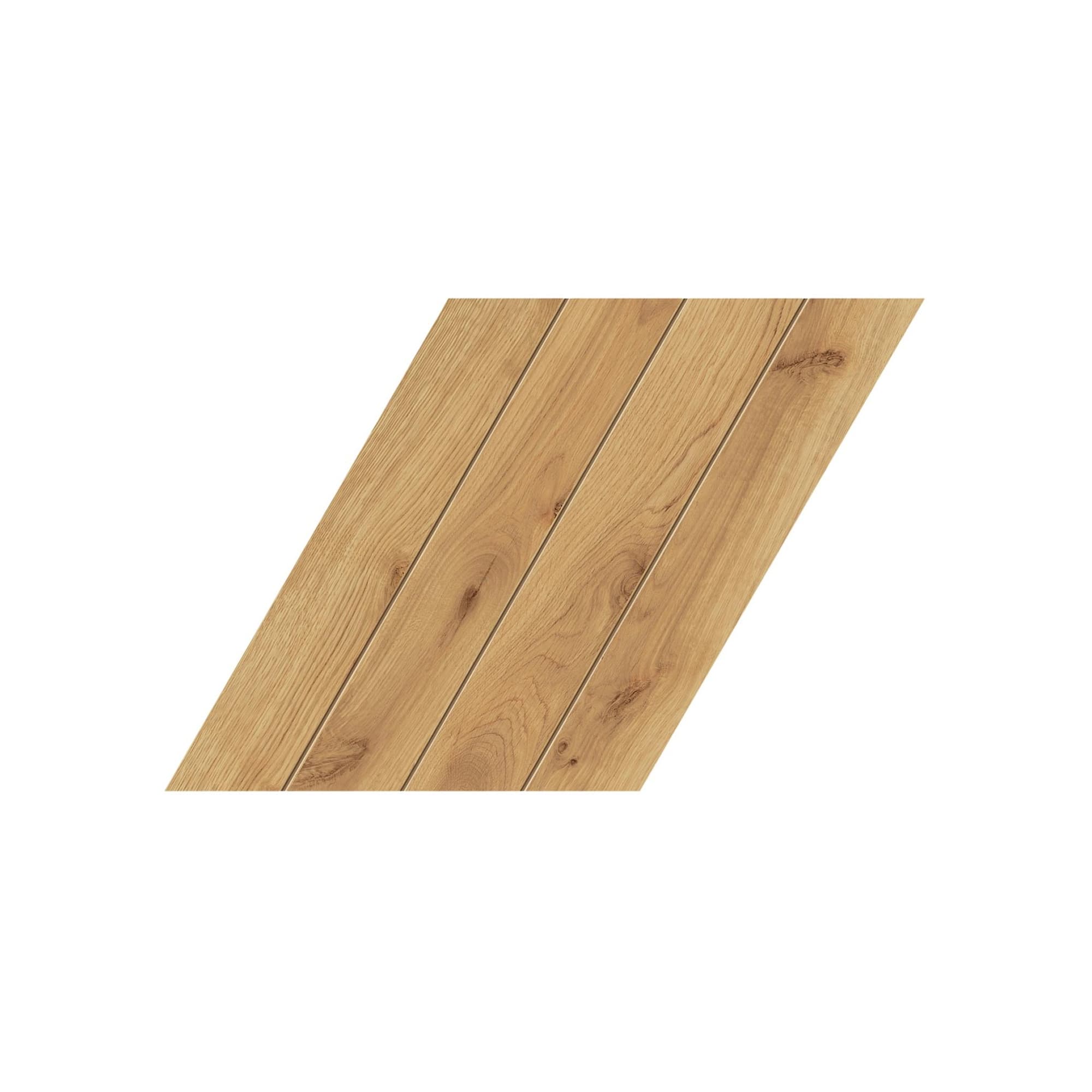 Carrelage effet Parquet Bois Chêne Brun Chevron Pointe de Hongrie 45x32,5x0,95 cm Mat Bravino - Sol et mur intérieur