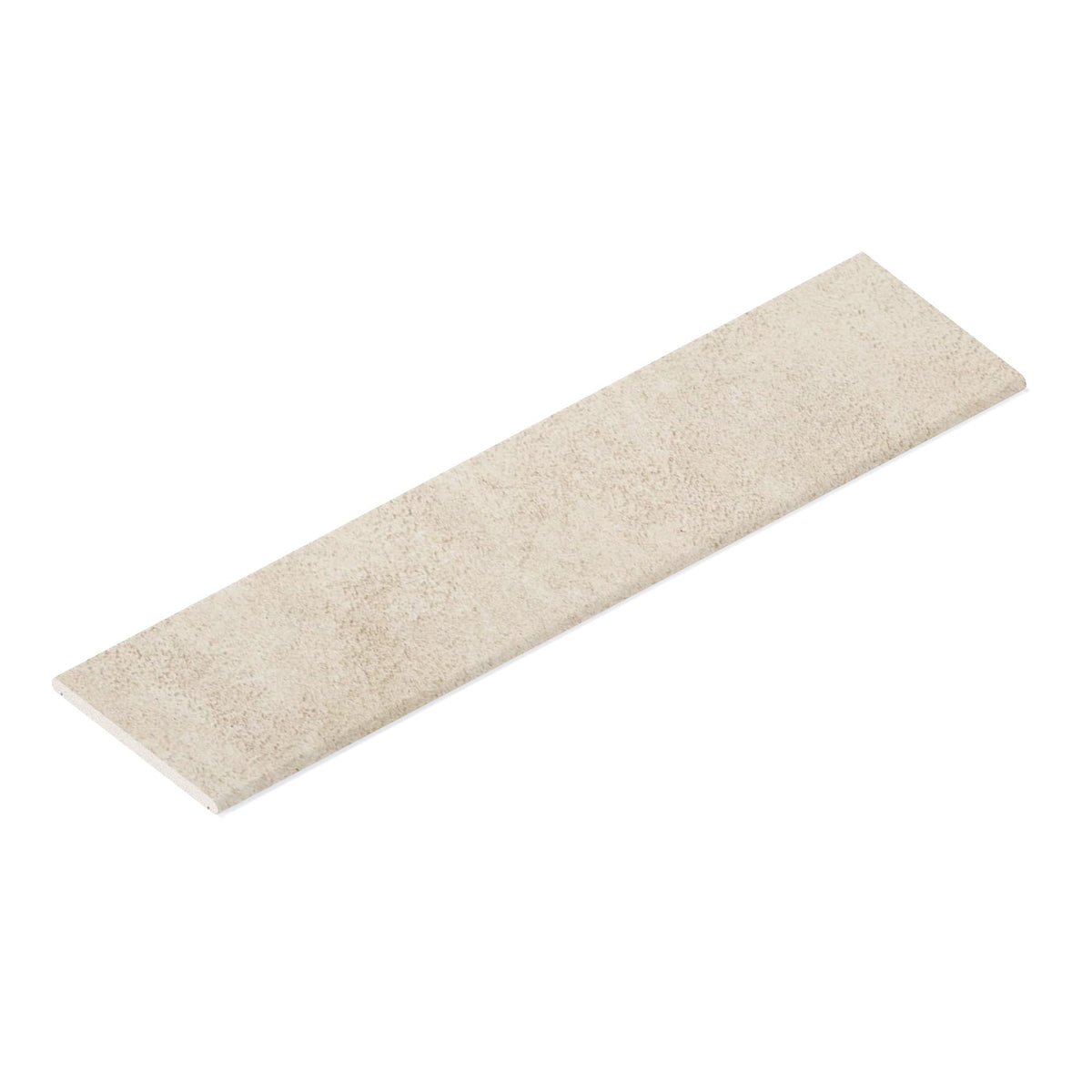 Couvertine effet Pierre Calcaire Beige Clair 120x30x2 cm Bord 1/2 Rond Double Larmier Falnero