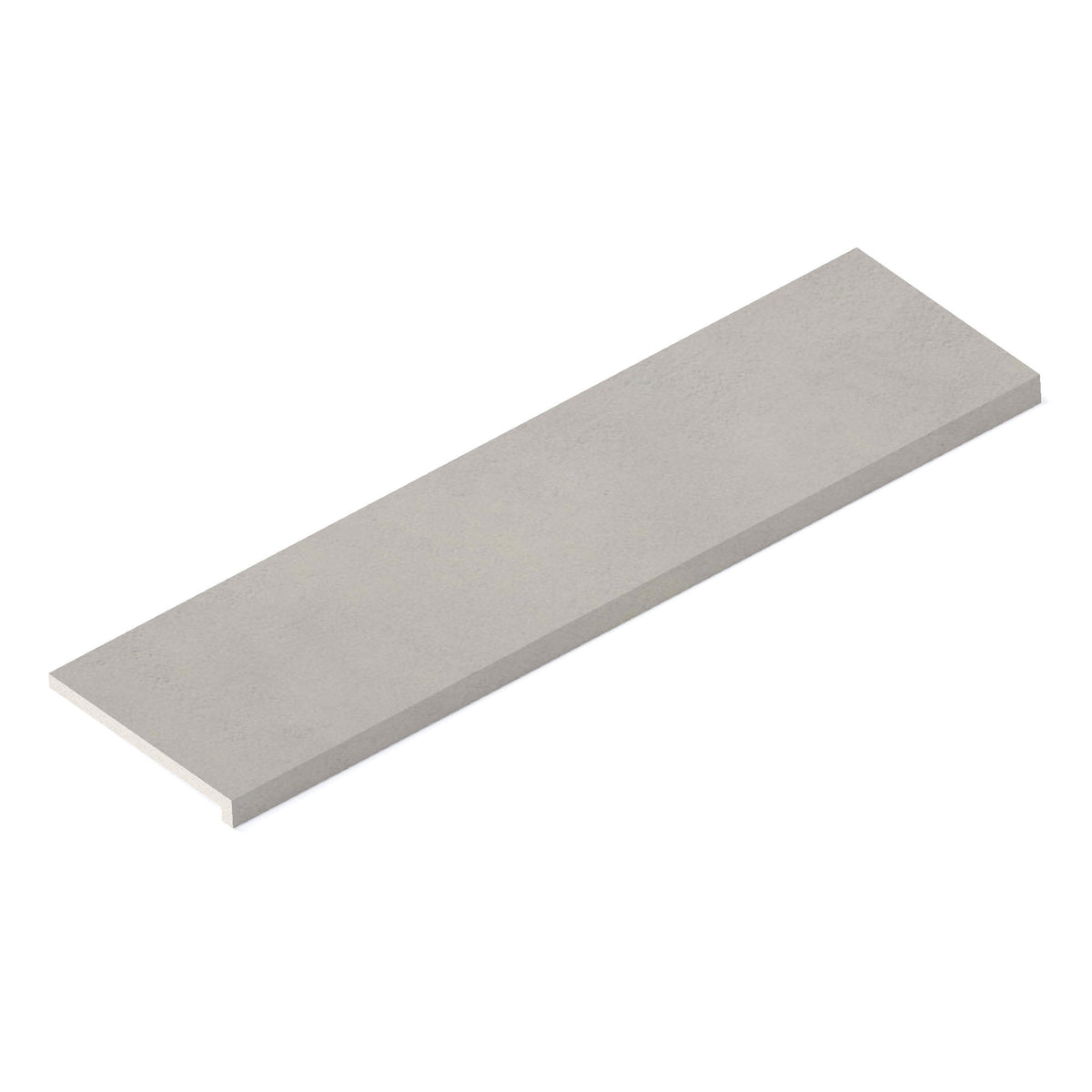 Margelle de piscine effet Béton Gris Brume 120x33x2 cm Bord Droit avec retombée Montera