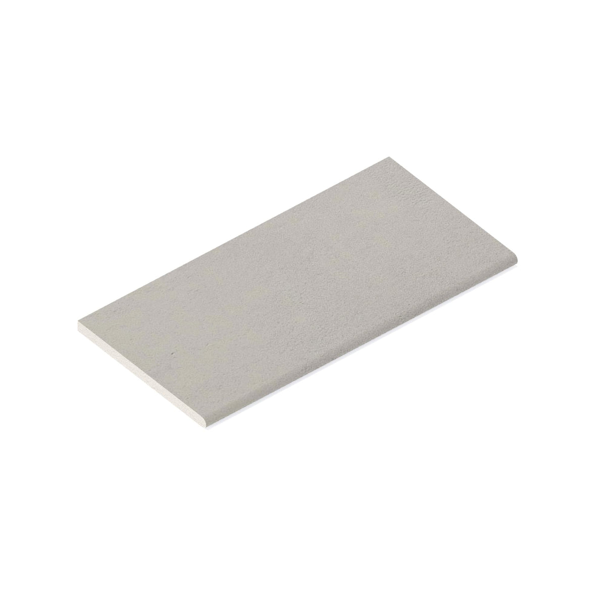 Margelle de piscine effet Béton Gris Brume 60x30x2 cm Bord 1/2 Rond Montera