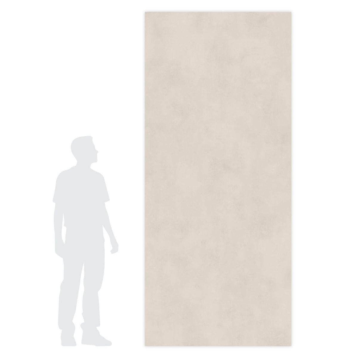 Carrelage effet Béton Gris Luce 278x120x0,6 cm Mat Montera - Mur intérieur
