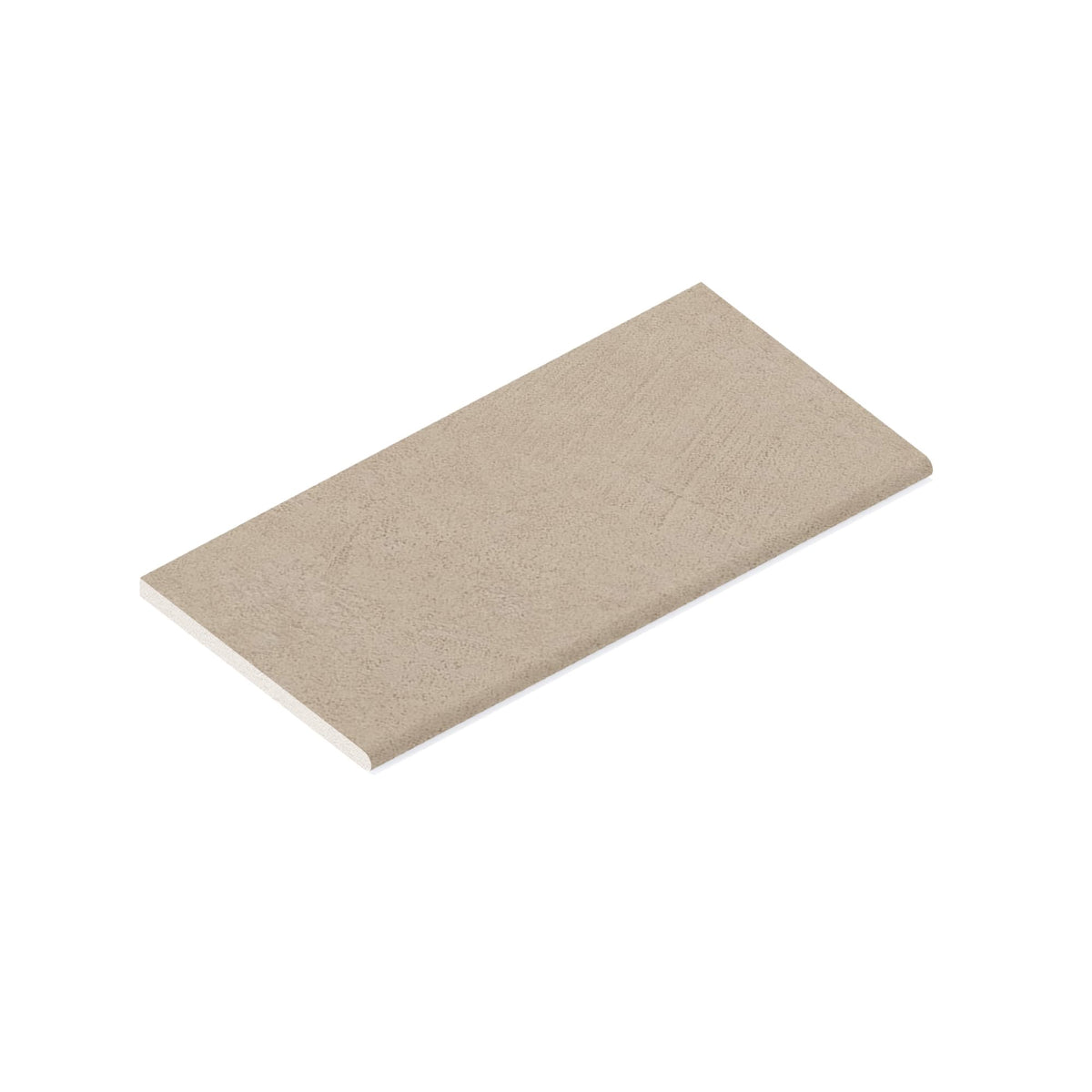 Margelle de piscine effet Béton Grège 60x30x2 cm Bord 1/2 Rond Benzaro