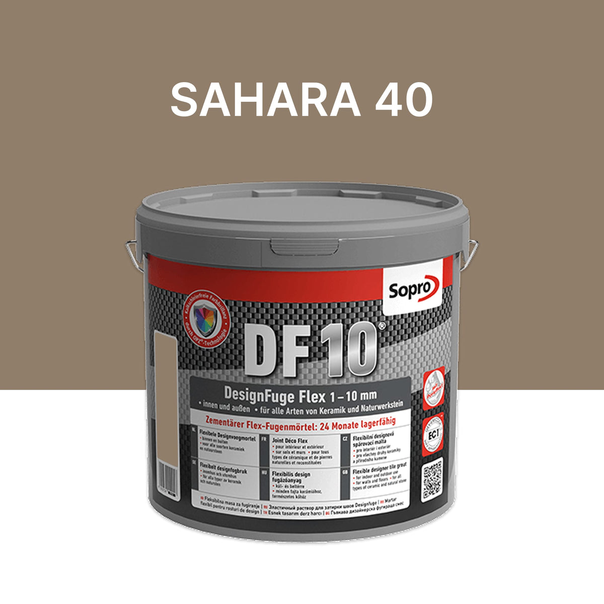 Joint carrelage salle de bains - 1 à 10 mm - Sahara 40 - Sopro DF 10 - 5 kg