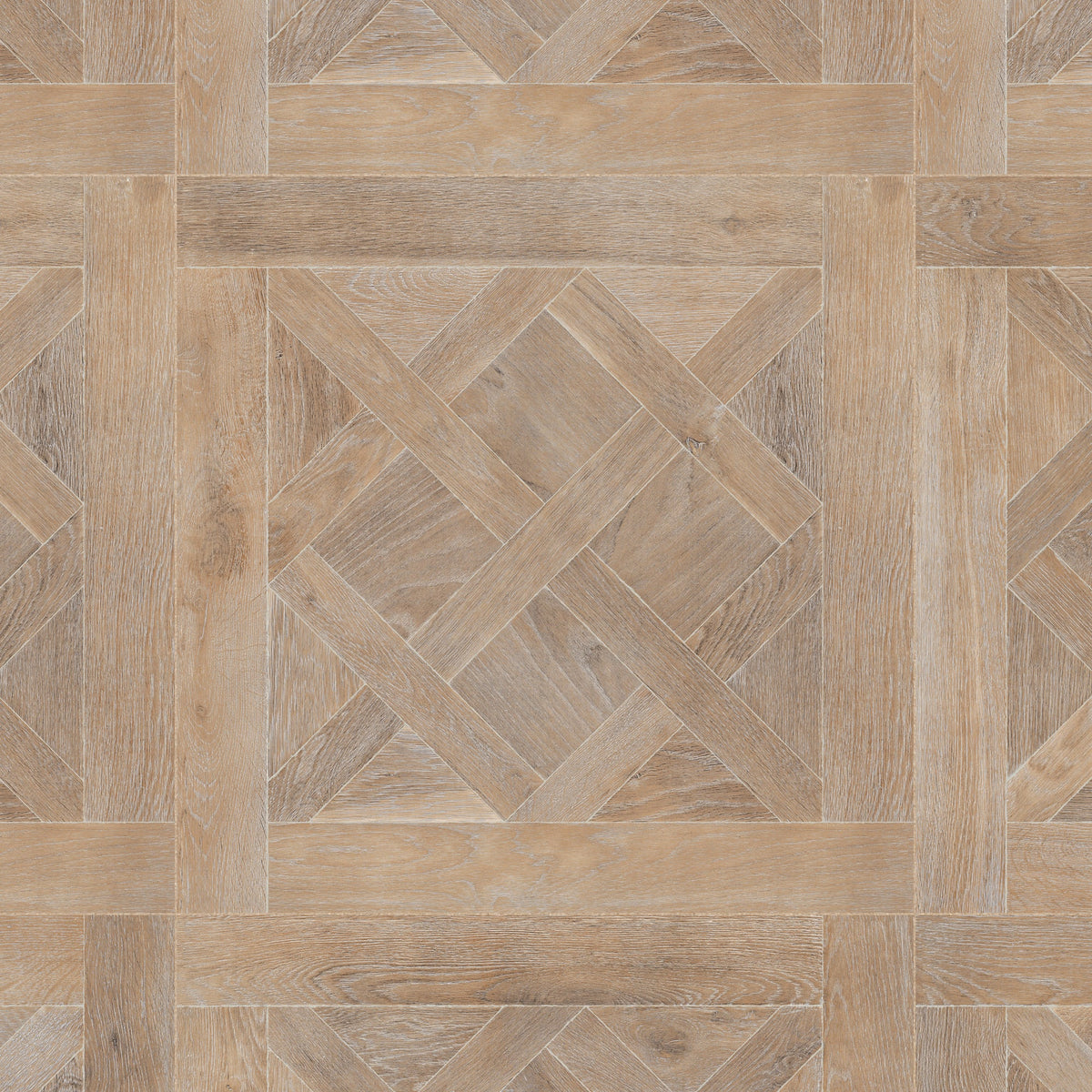 Carrelage effet Parquet Bois Chêne Clair Versailles 90x90x0,9 cm Trianon - Sol intérieur