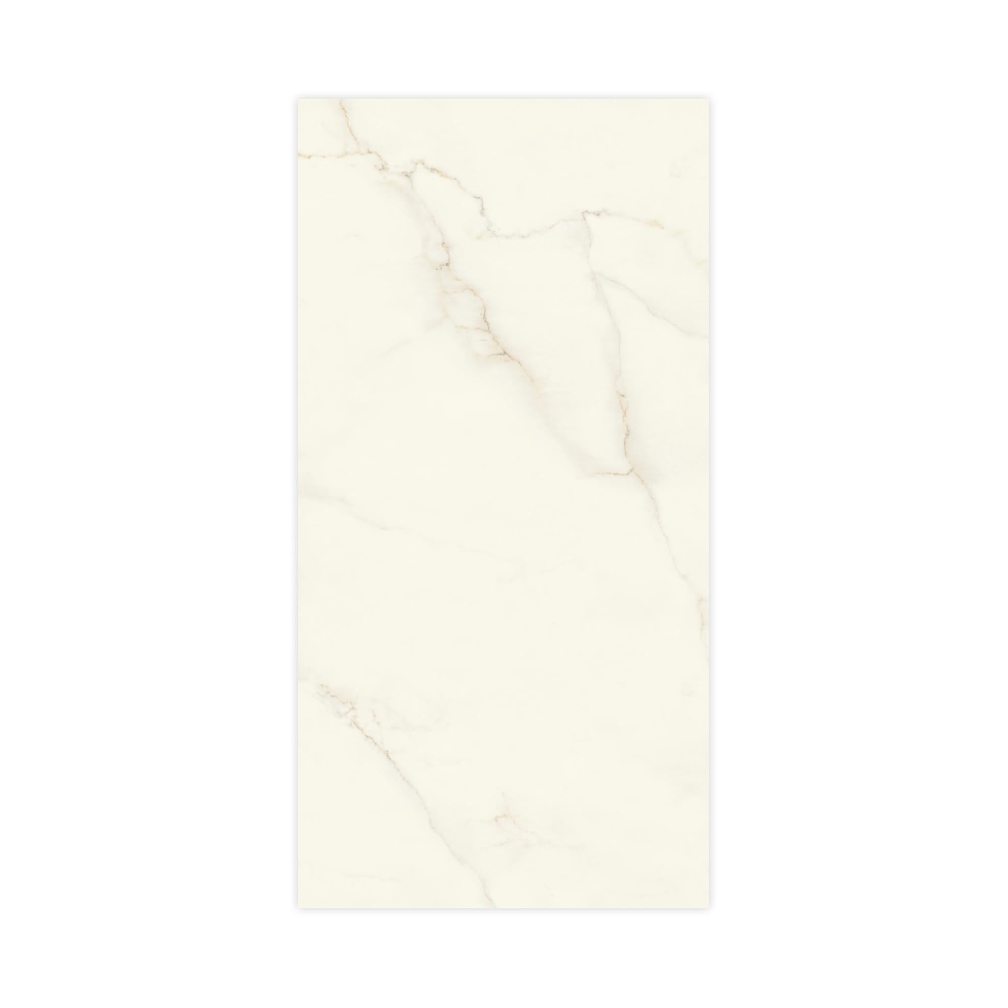 Carrelage effet Marbre Blanc Calacatta Divino 240x120x0,9 cm Brillant Montira - Mur intérieur