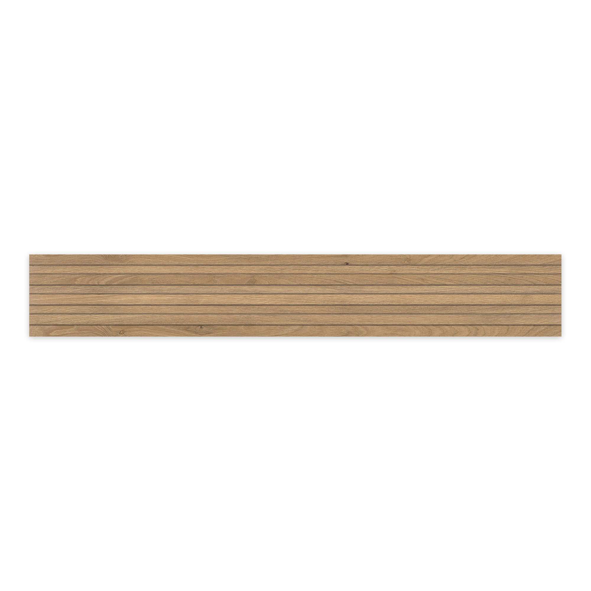 Carrelage effet Bois 3D Chêne Rovere Linea 120x18,5x0,9 cm Mat Cedrano - Mur intérieur