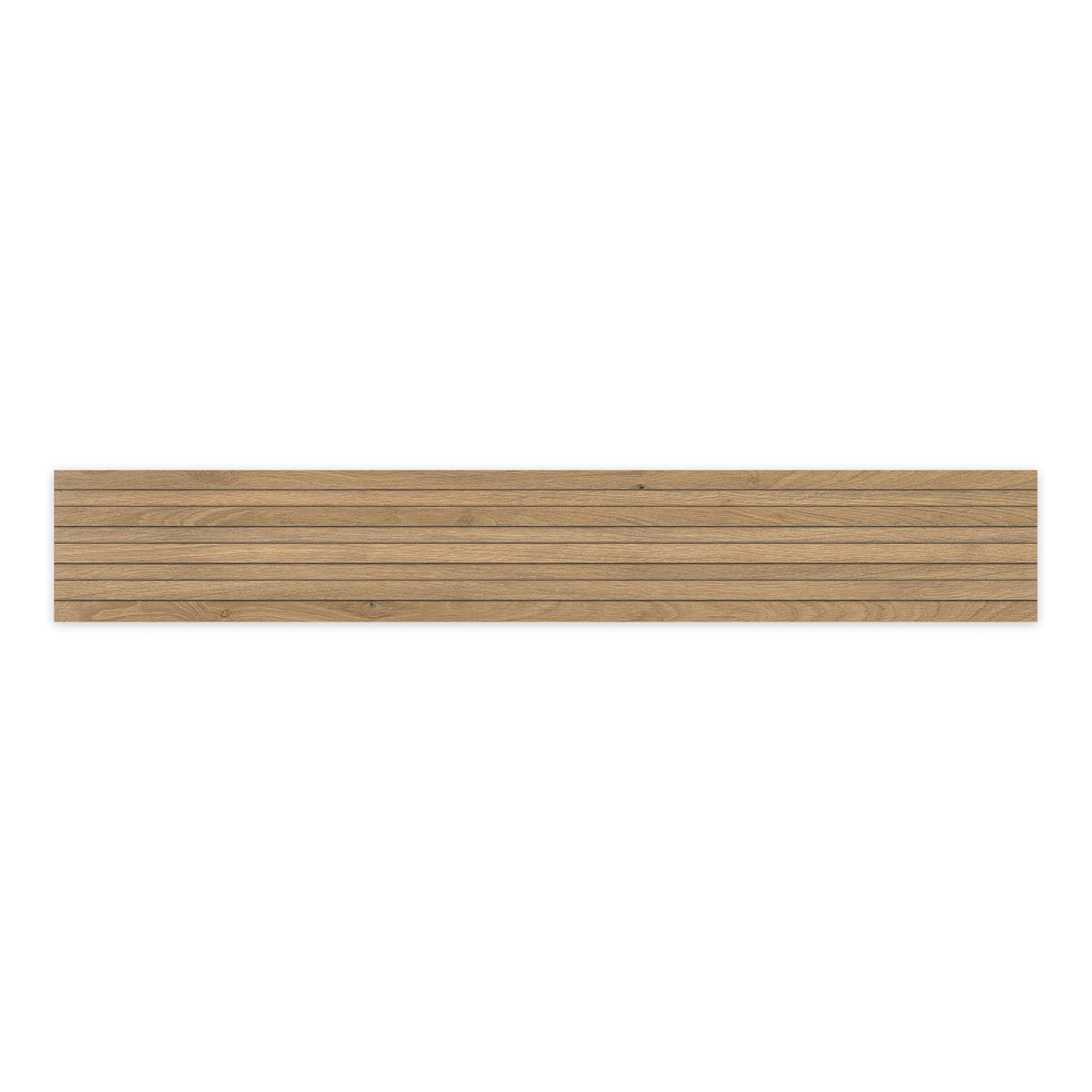 Carrelage effet Bois 3D Chêne Rovere Linea 120x18,5x0,9 cm Mat Cedrano - Mur intérieur