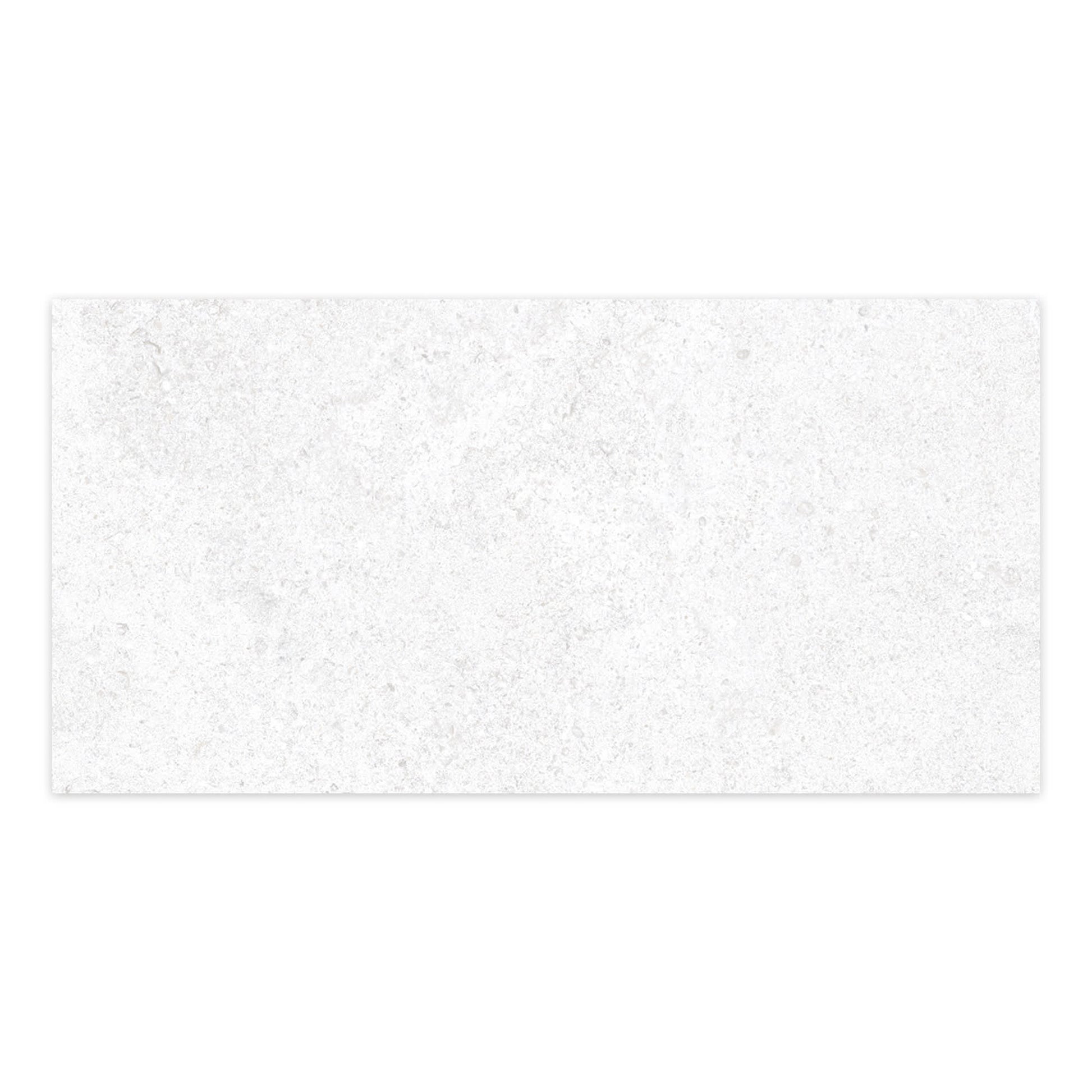 Carrelage effet Pierre Blanc Glace 100x50x2 cm Orvigny - Sol extérieur