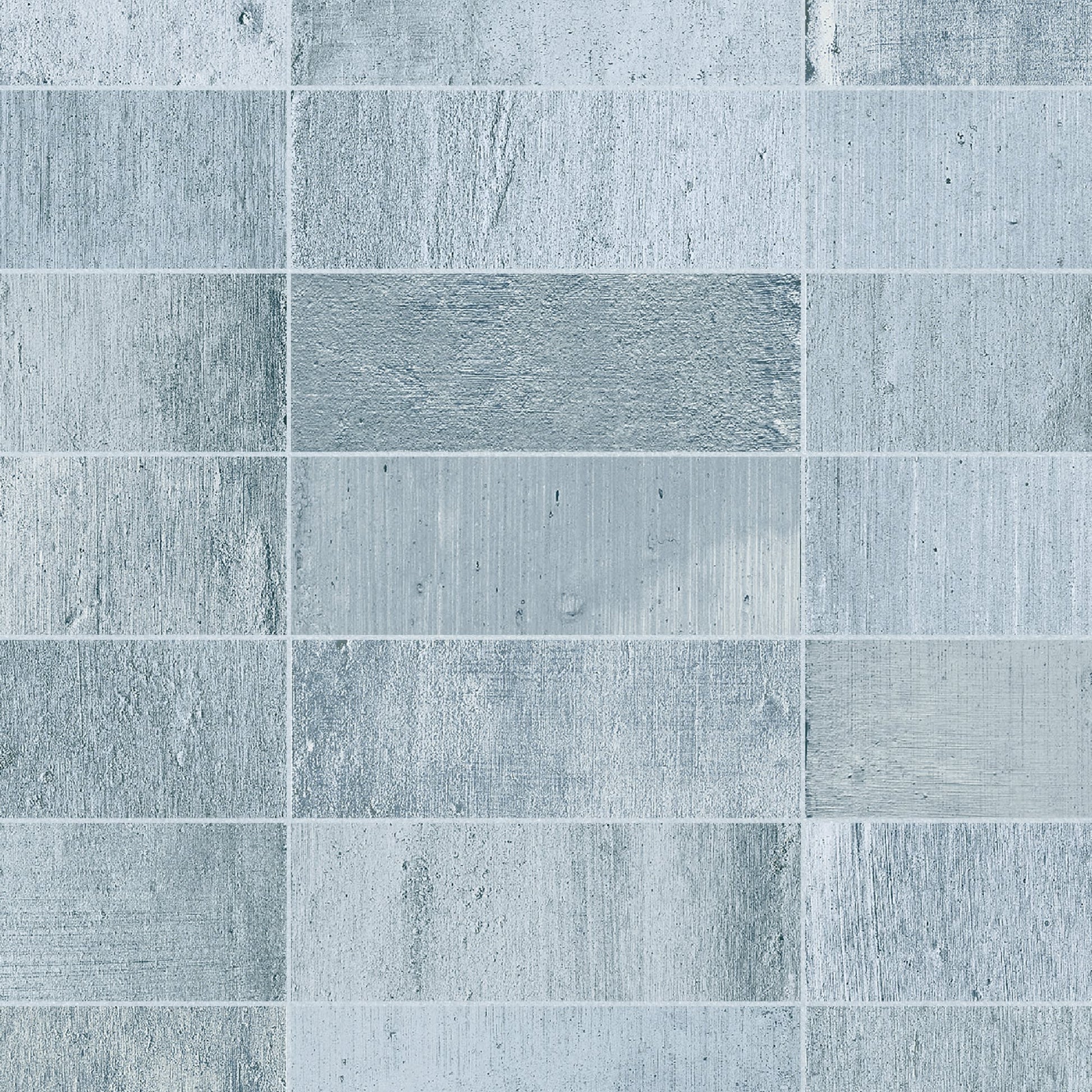 Carrelage effet Zellige Bleu 24,6x6x0,85 cm Azurel - Sol et mur intérieur