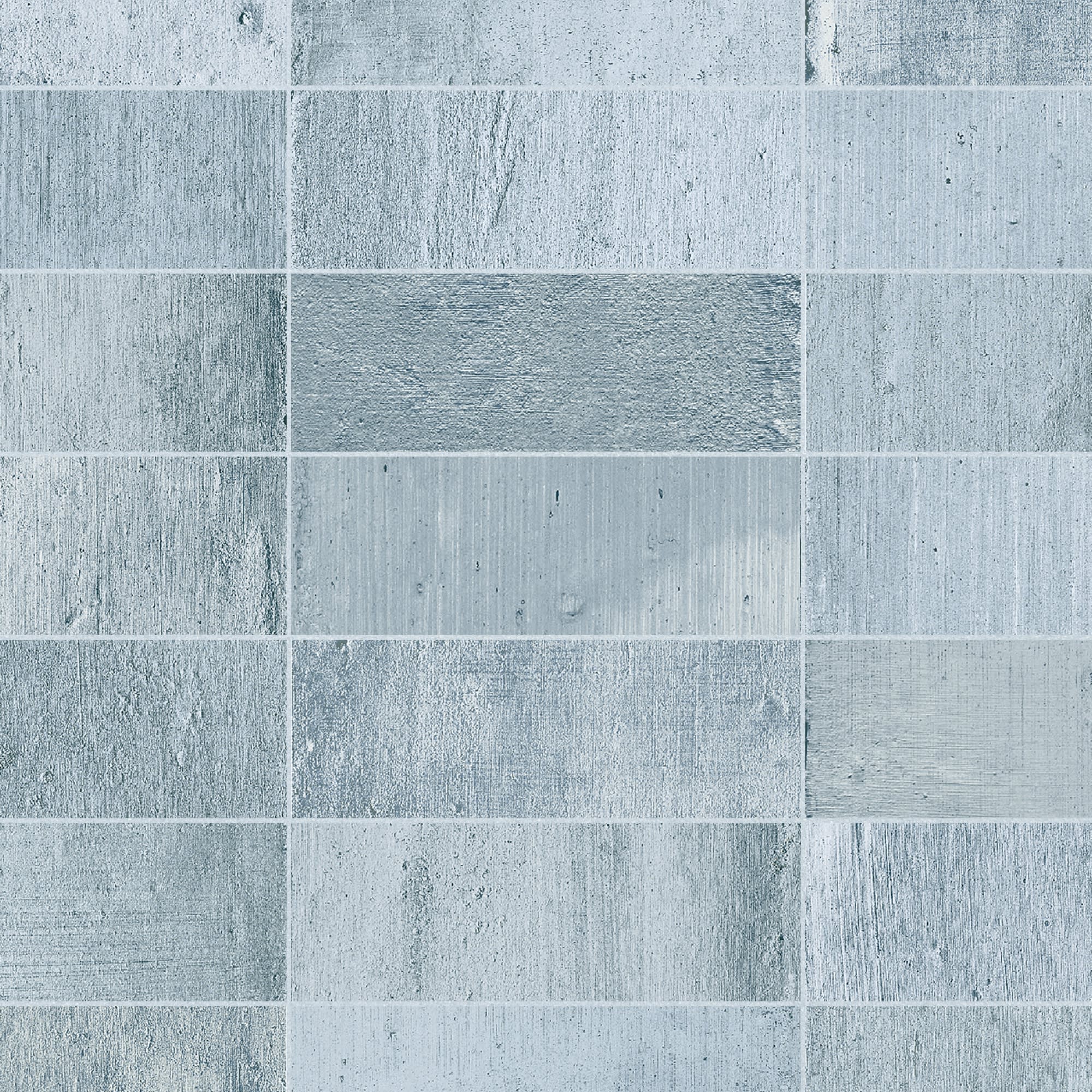 Carrelage effet Zellige Bleu 24,6x6x0,85 cm Azurel - Sol et mur intérieur