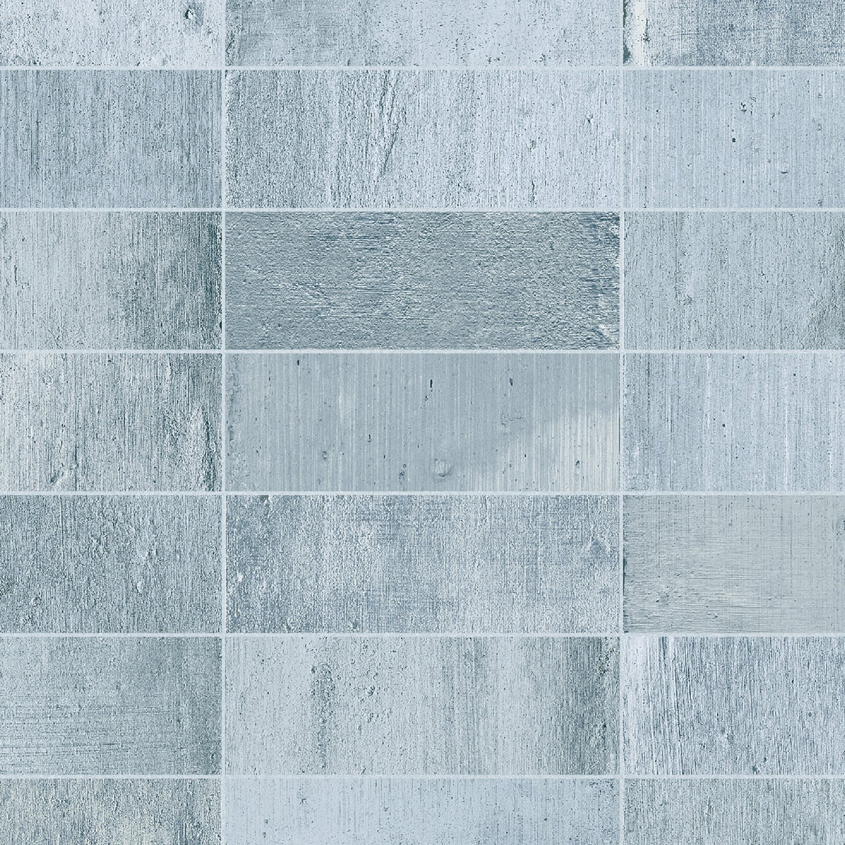 Carrelage effet Zellige Bleu 24,6x6x0,85 cm Azurel - Sol et mur intérieur