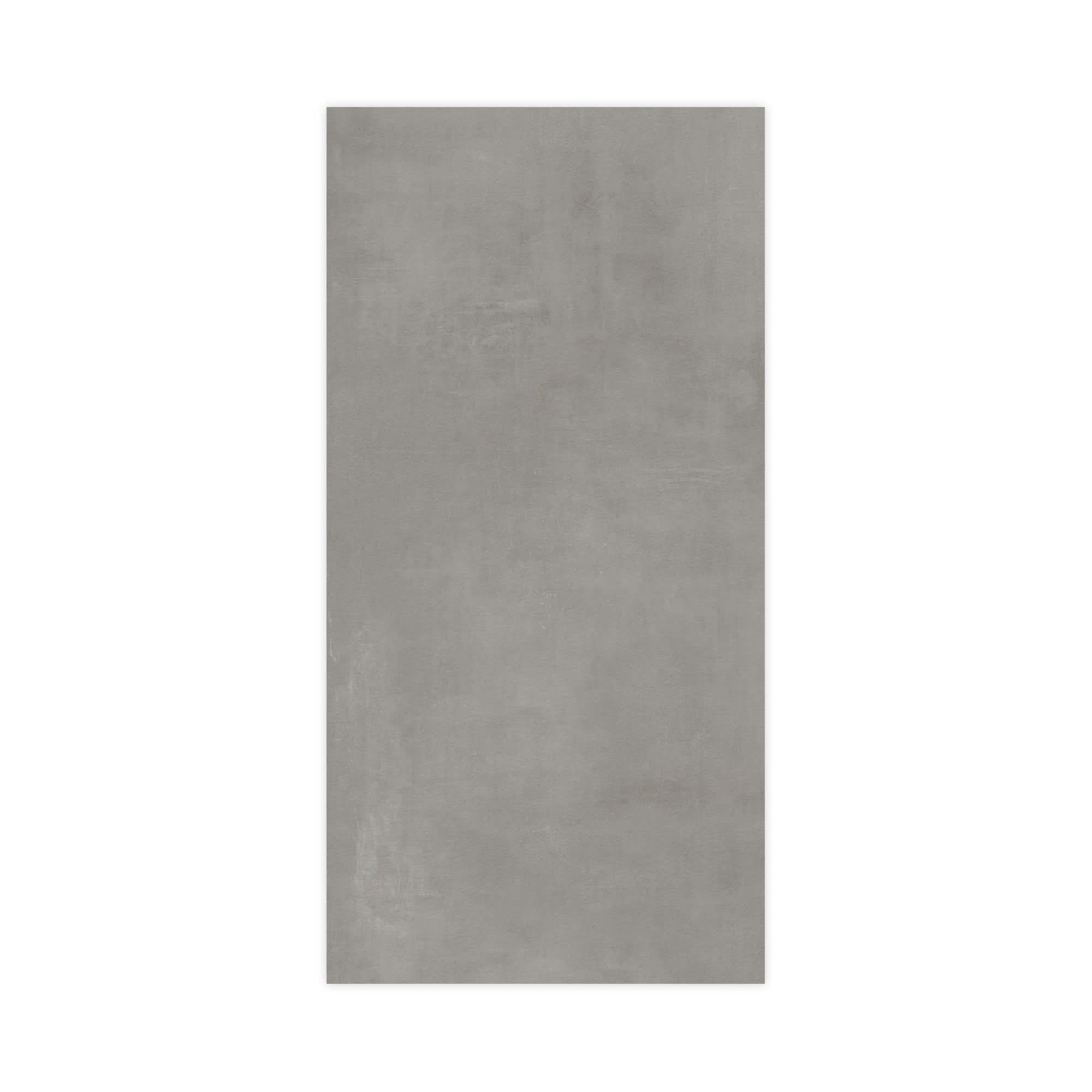 Carrelage effet Béton Gris Cendré 240x120x0,9 cm Mat Gravino - Mur intérieur