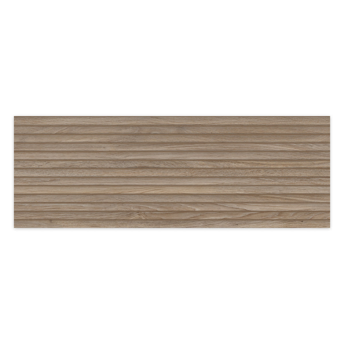 Carrelage effet Bois 3D Chêne Naturel Curve 100x33,3x0,98 cm Valdoro - Mur intérieur