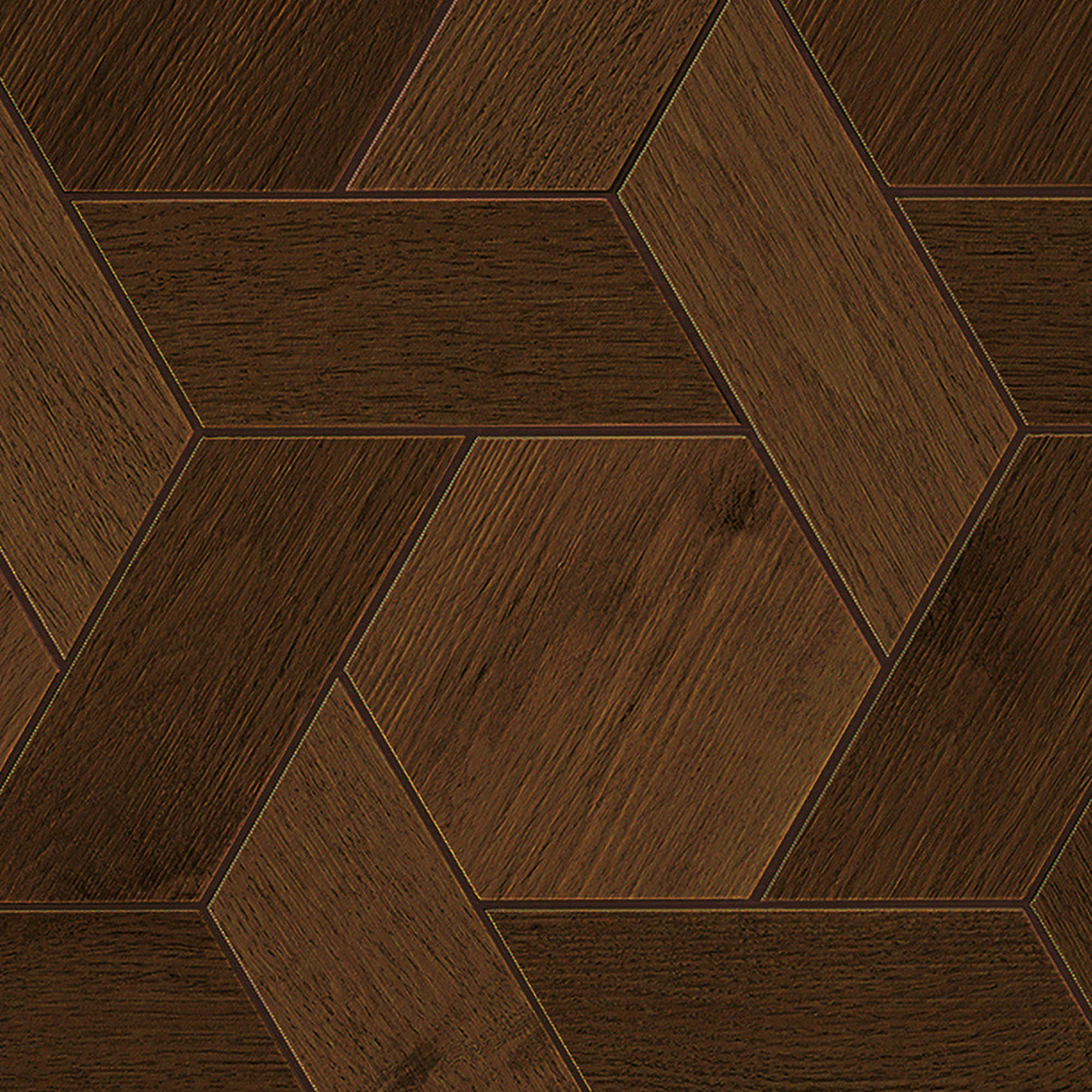Carrelage effet Parquet Bois Chêne Cuir Mix 40x34,6x0,95 cm Mat Lorenta - Sol et mur intérieur