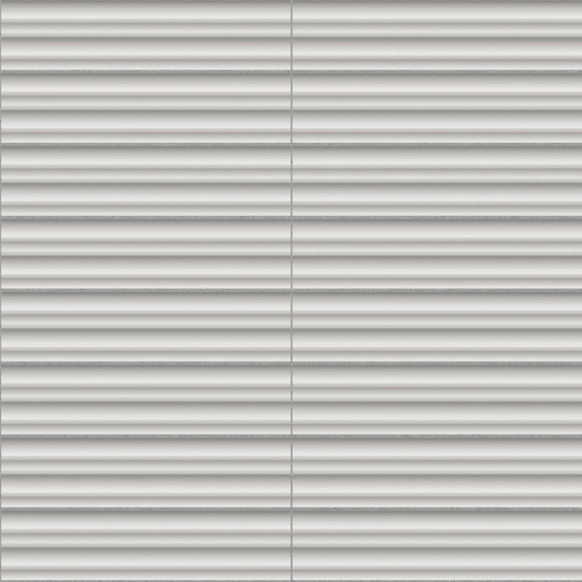 Carrelage 3D Blanc 25x5x1,2 cm Iseron - Mur intérieur