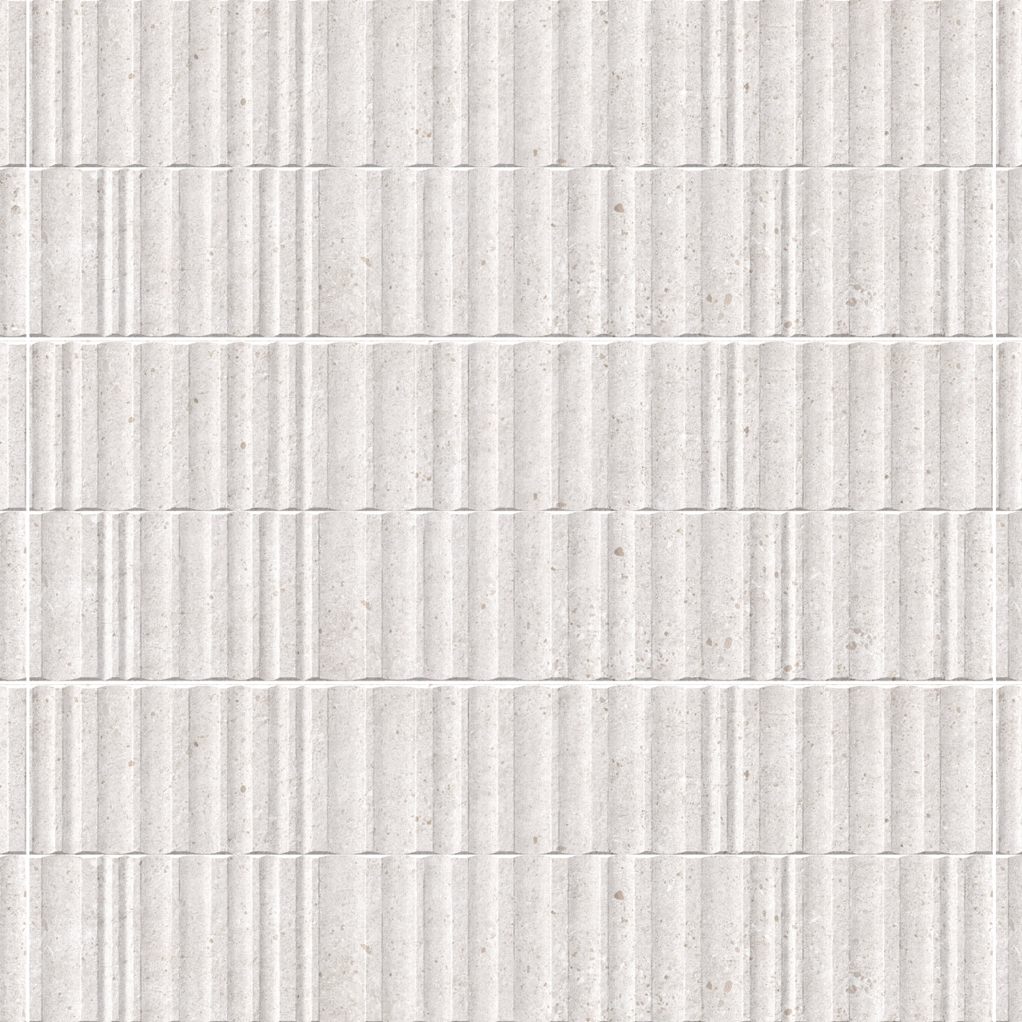 Carrelage effet Béton 3D Gris Silver Estria 100x33,3x0,98 cm Arvelis - Mur intérieur