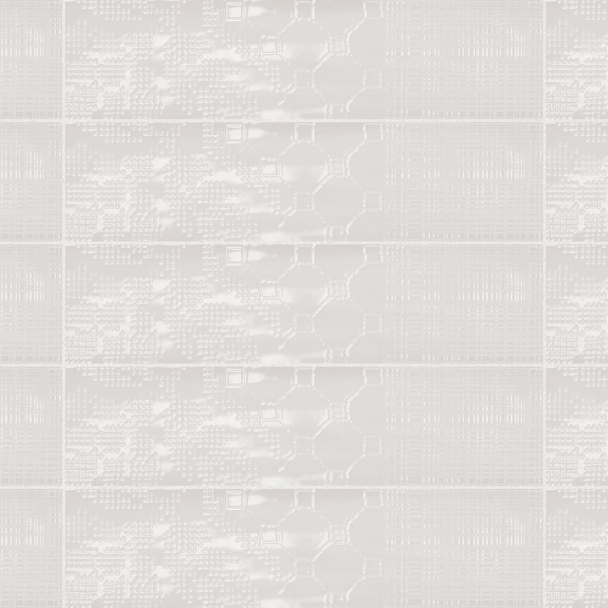 Carrelage effet Zellige Blanc 30x7,5x0,82 cm Salerno - Mur intérieur