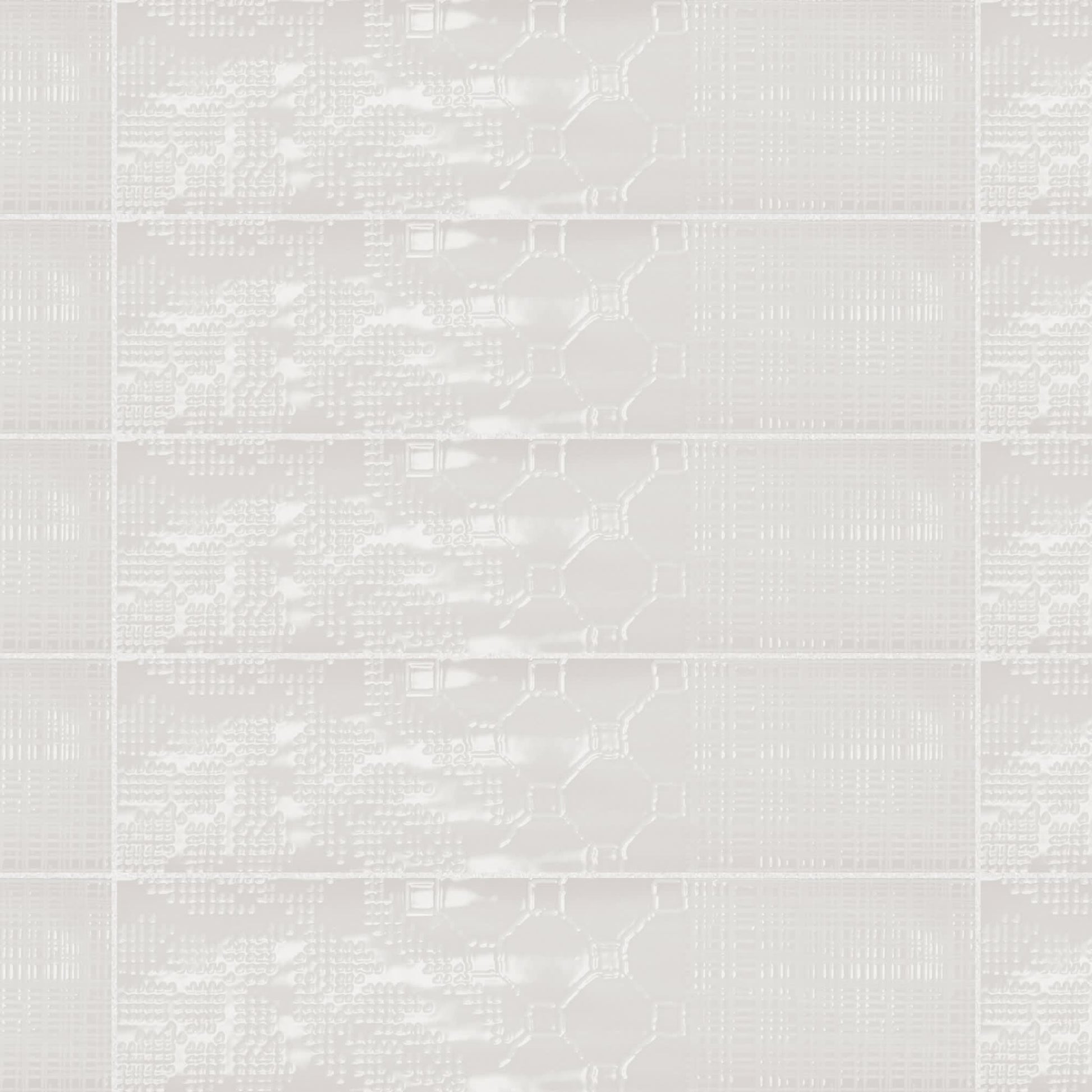 Carrelage effet Zellige Blanc 30x7,5x0,82 cm Salerno - Mur intérieur