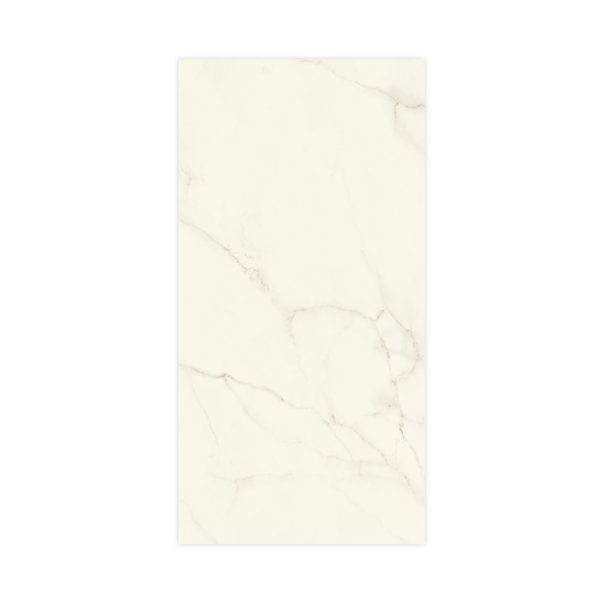 Carrelage effet Marbre Blanc Calacatta Divino 240x120x0,9 cm Brillant Montira - Mur intérieur