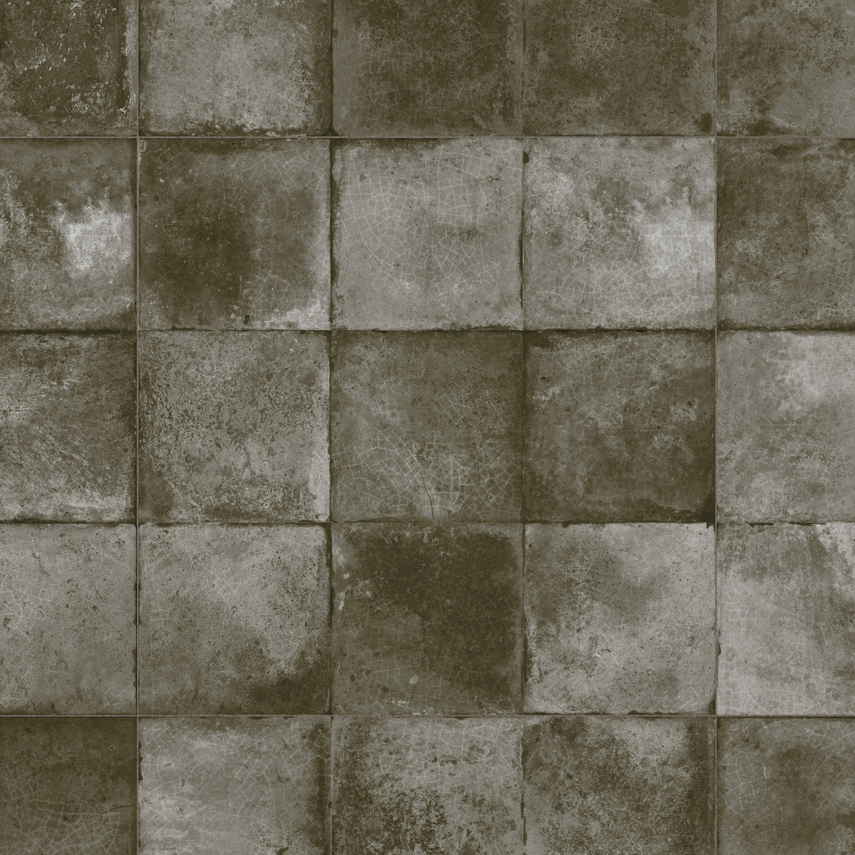 Carrelage Vintage effet Zellige Noir 33x33x0,95 cm Orelia - Sol et mur intérieur