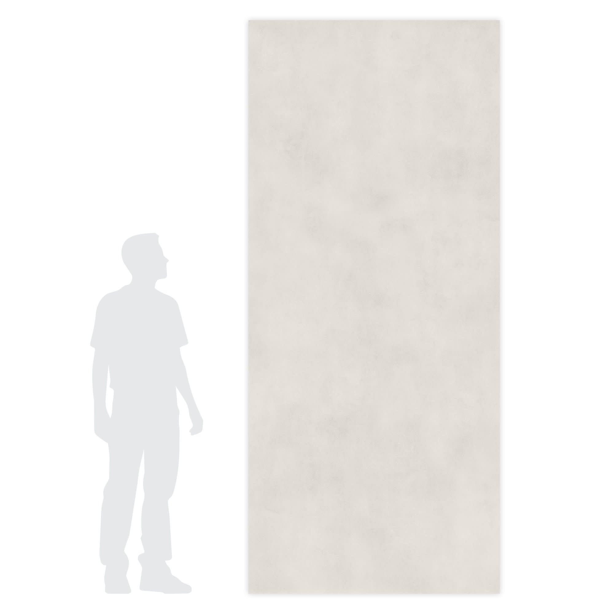 Carrelage effet Béton Gris Lune 278x120x0,6 cm Mat Montera - Mur intérieur