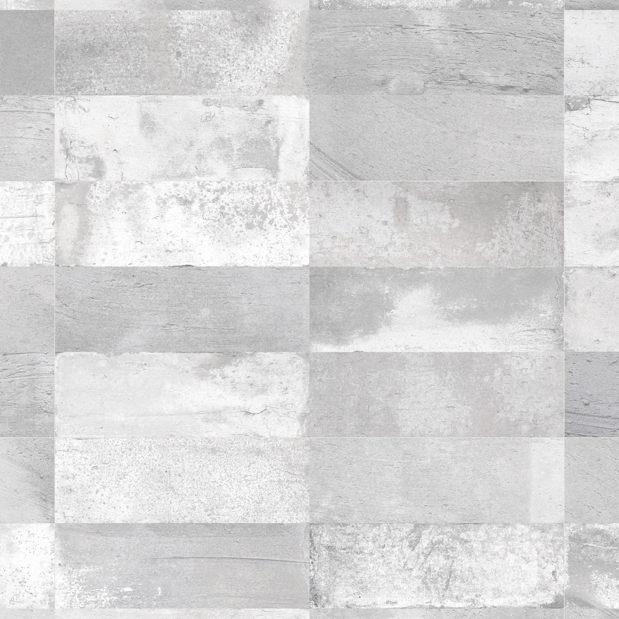 Carrelage Vintage effet Terre cuite Gris 40x20x1,03 cm Terramo - Mur intérieur