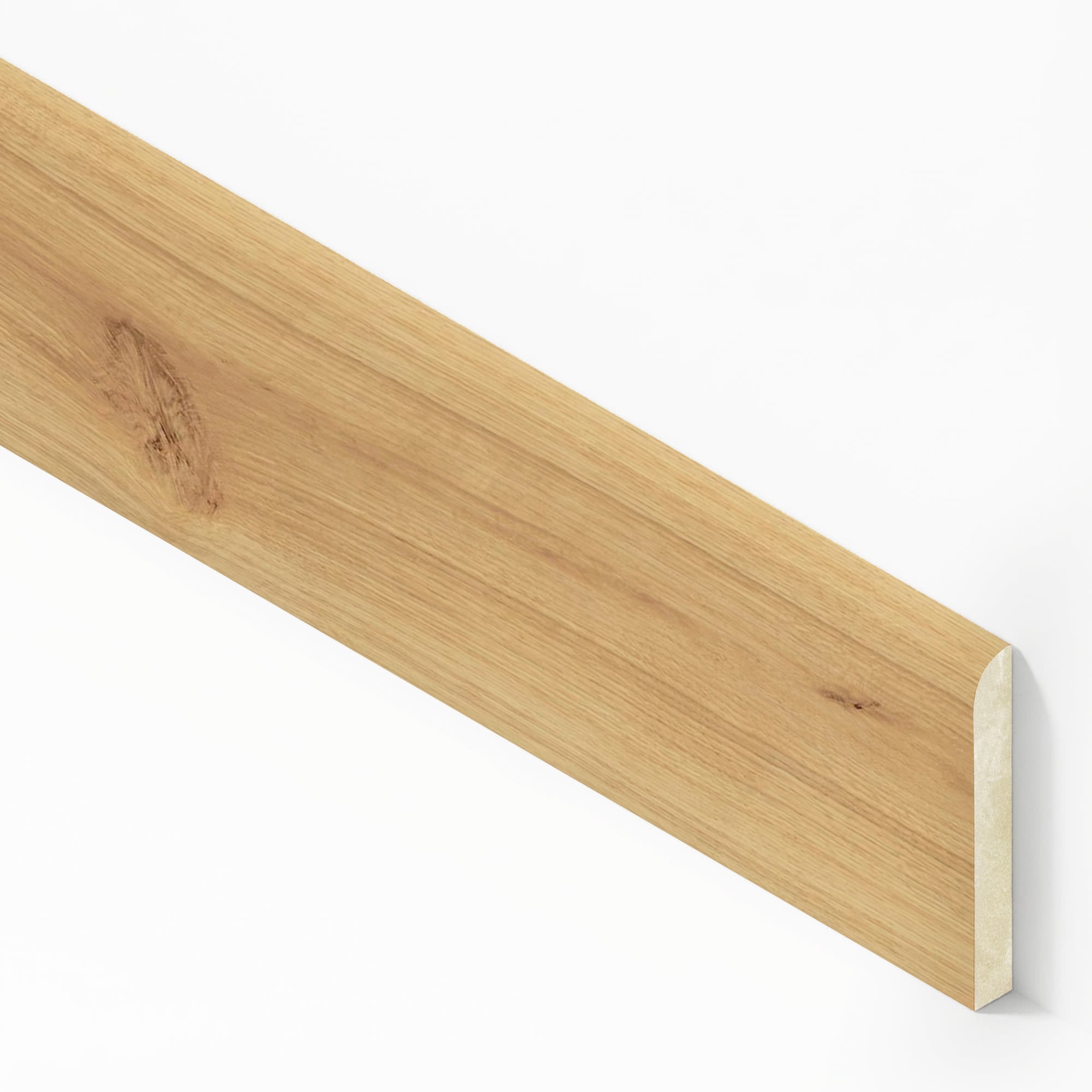 Plinthe carrelage effet Bois Chêne Brun 150x7,2 cm Mat Bravino