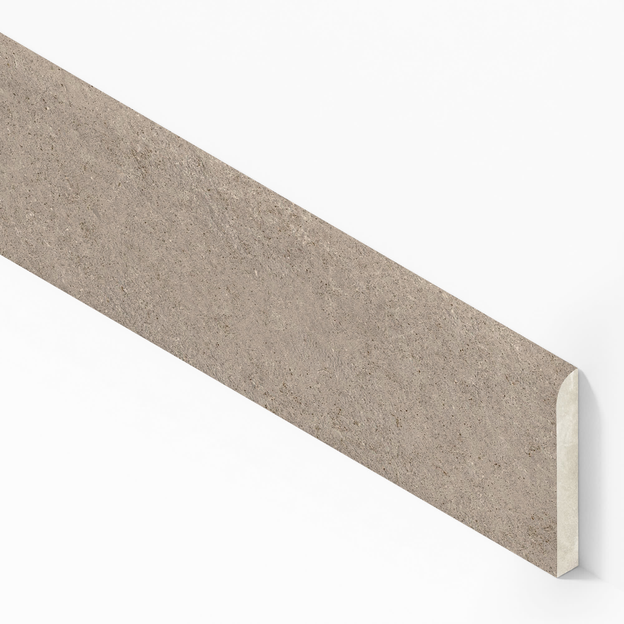 Plinthe carrelage effet Pierre Calcaire Grège 80x7,2 cm Mat Domella