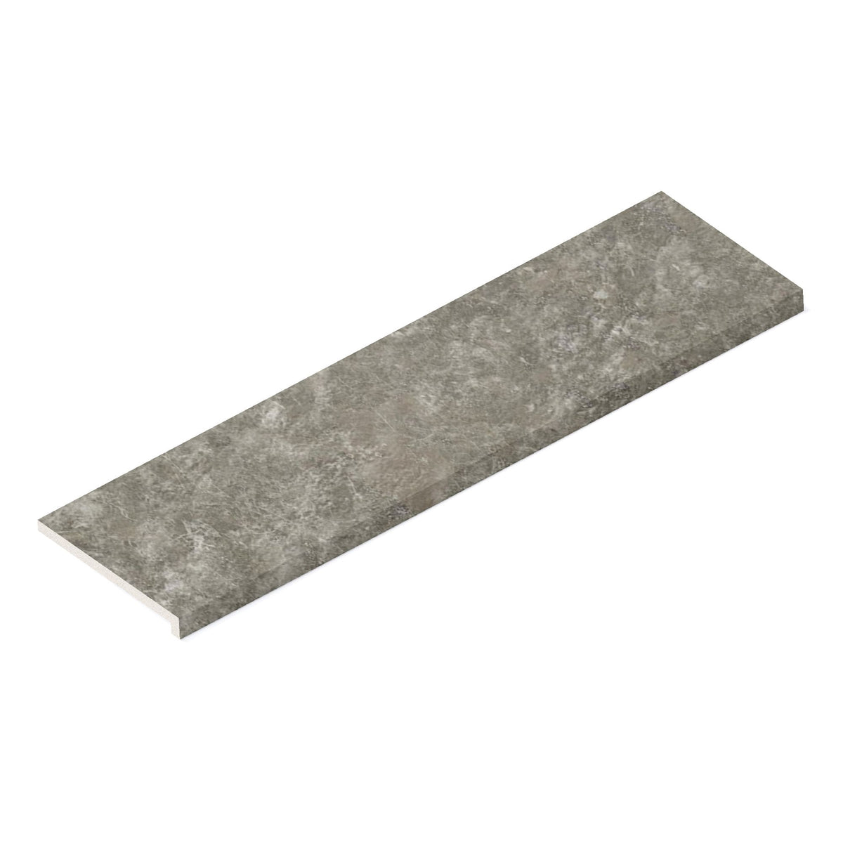 Margelle de piscine effet Marbre Gris Impérial 120x33x2 cm Bord Droit avec retombée Orsiano