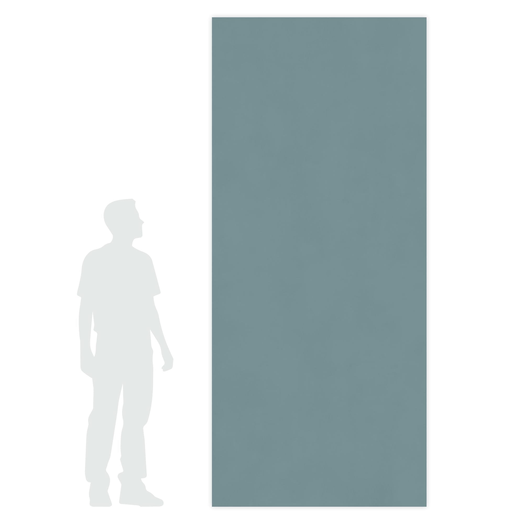 Carrelage effet Béton Bleu Canard 278x120x0,6 cm Mat Cortivo - Mur intérieur
