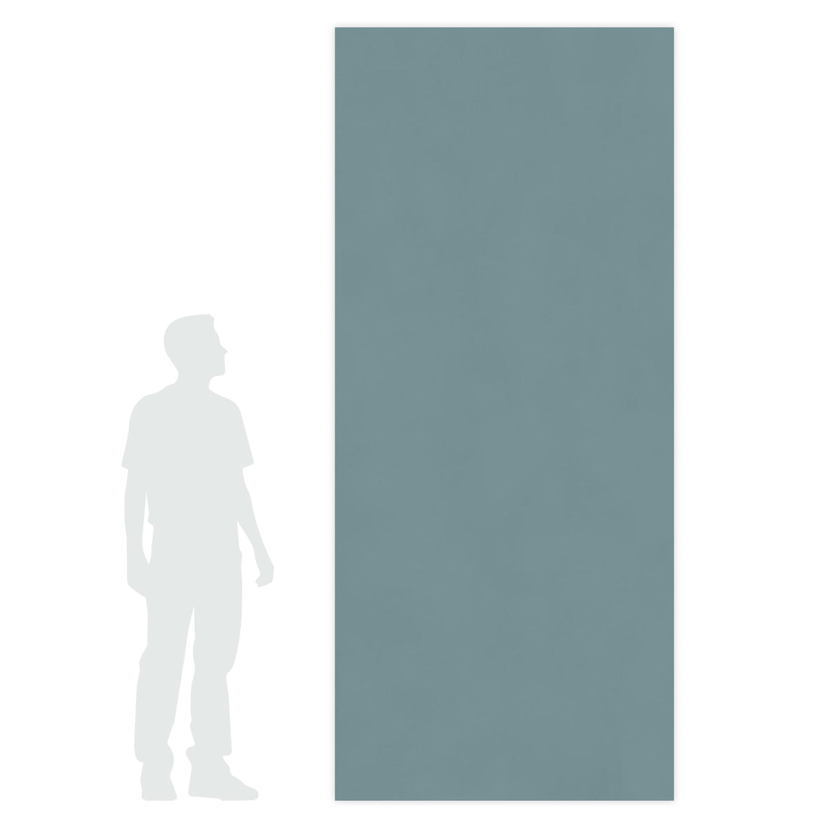 Carrelage effet Béton Bleu Canard 278x120x0,6 cm Mat Cortivo - Mur intérieur