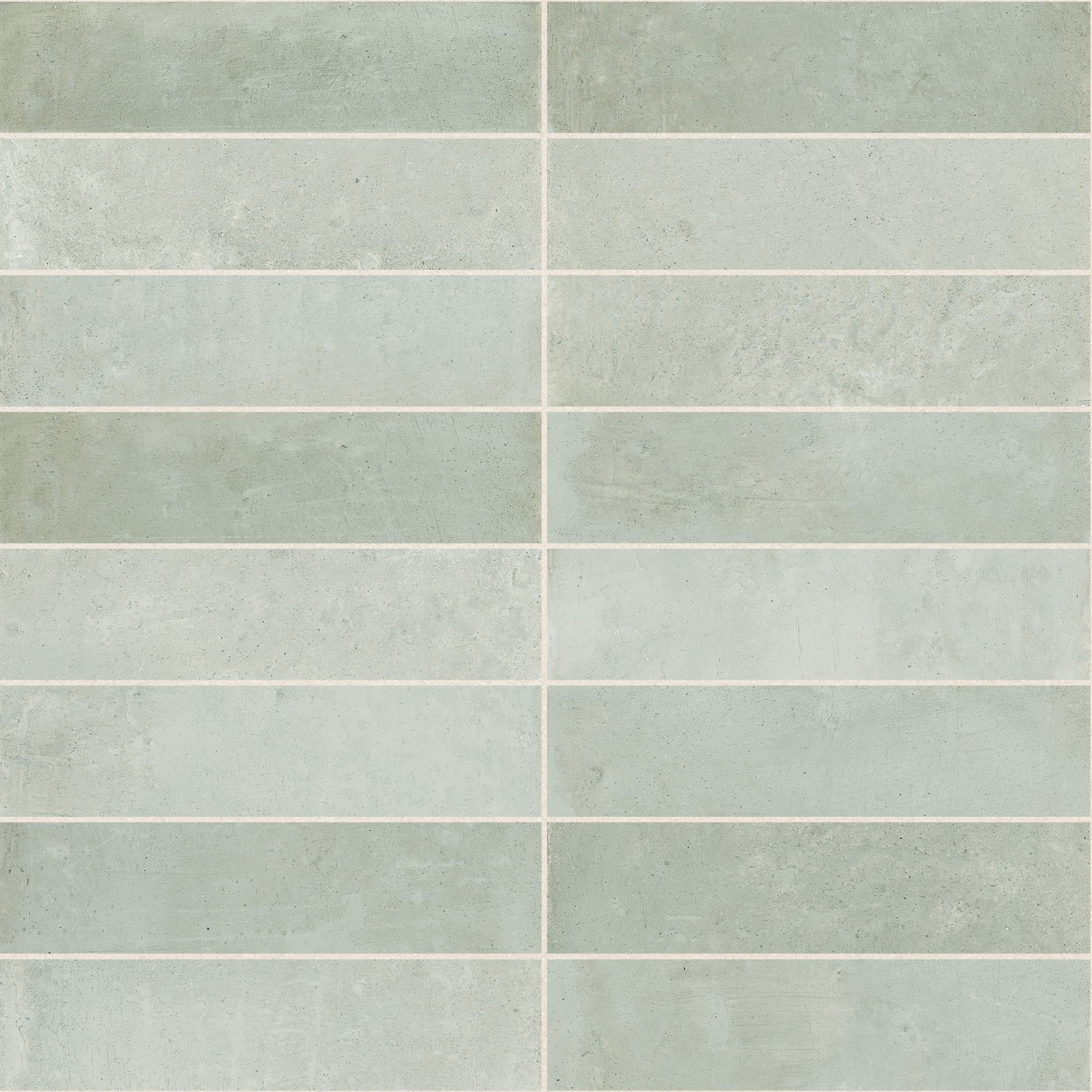 Carrelage effet Zellige Vert 18,4x4,6x0,85 cm Terronys - Sol et mur intérieur