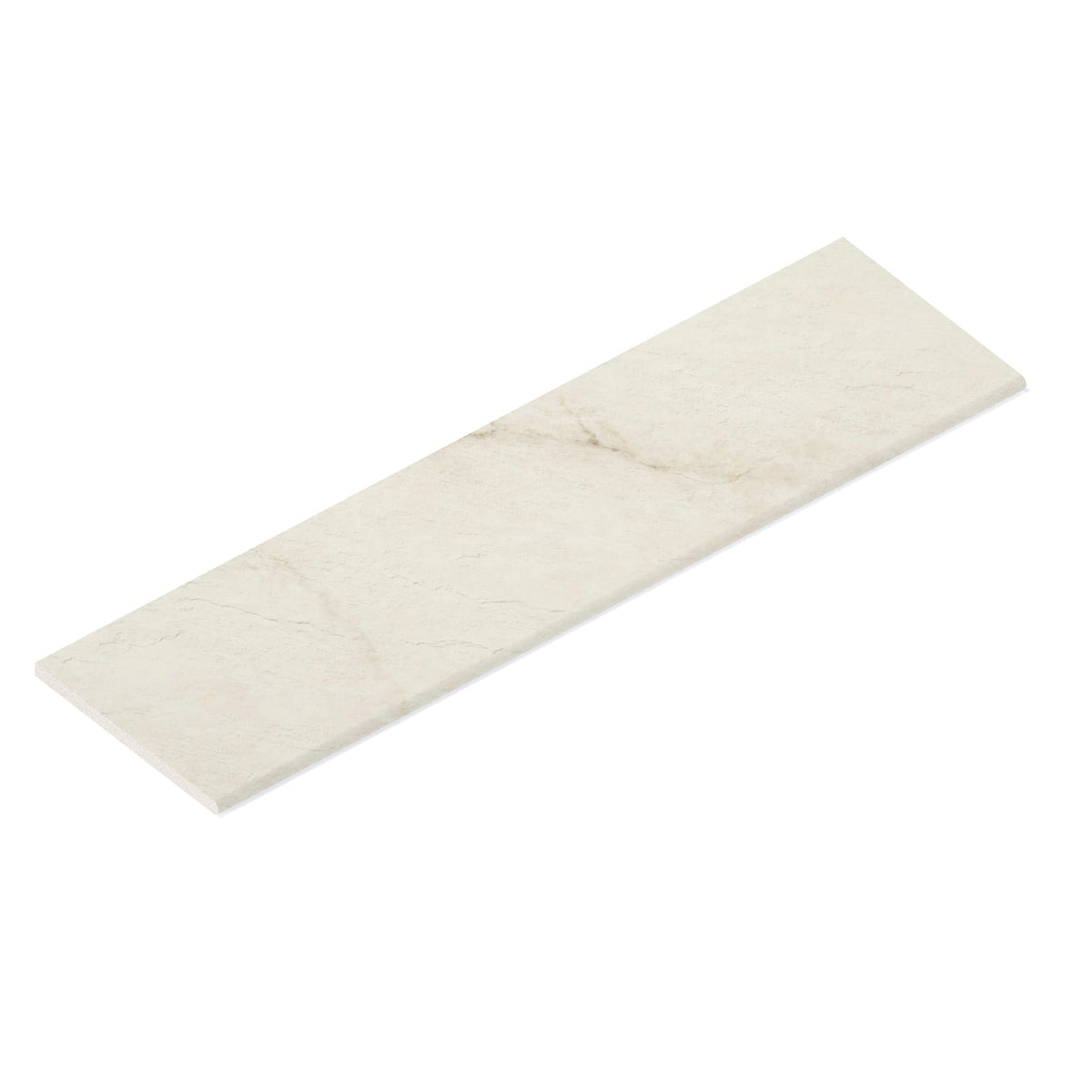 Margelle de piscine effet Marbre Blanc Calacatta Divino 120x33x2 cm Bord 1/2 Rond Montira