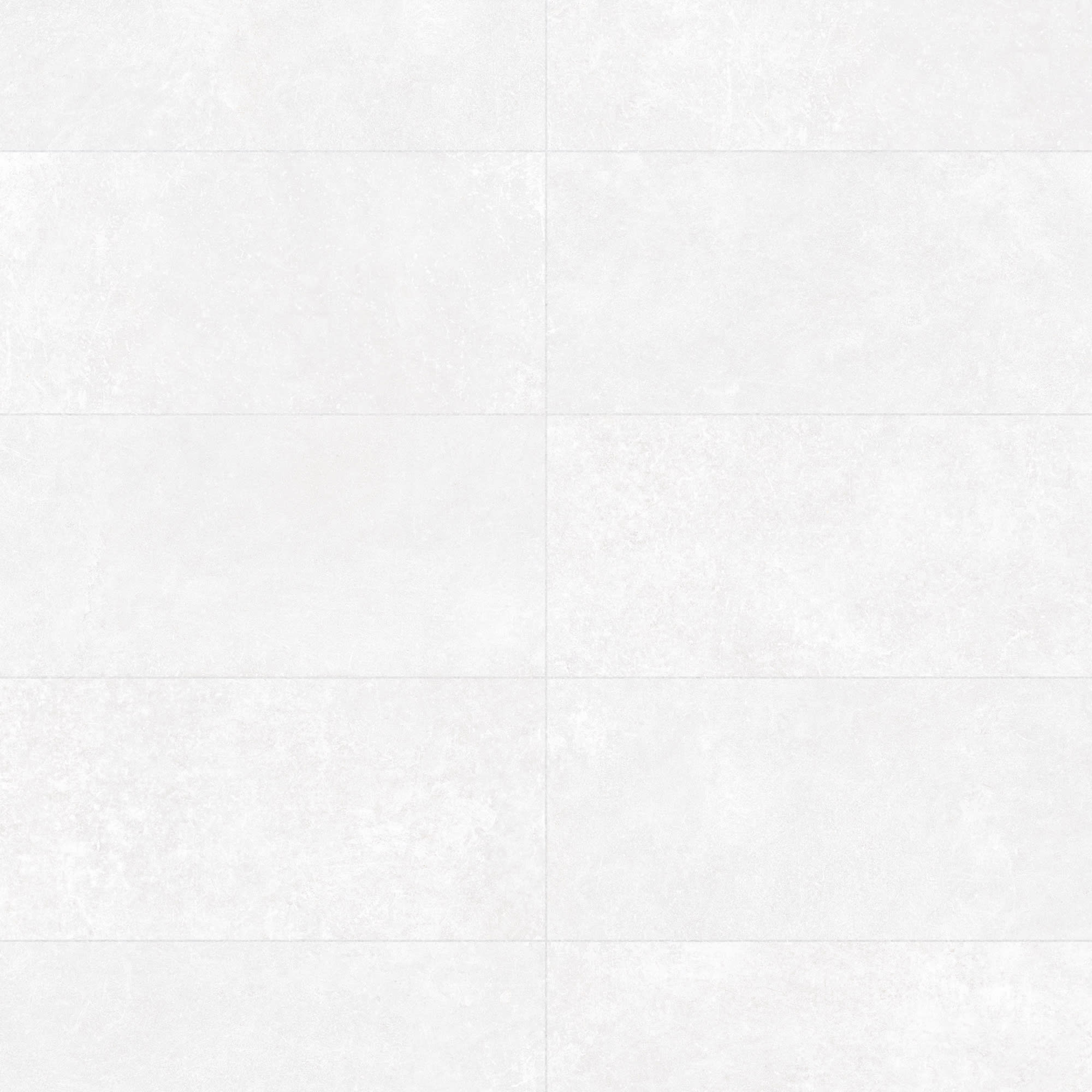 Carrelage effet Béton Blanc Lin 90x32x1,05 cm Sorelan - Mur intérieur