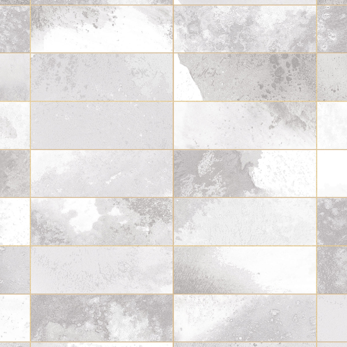Carrelage Vintage effet Zellige Gris 40x20x1,03 cm Atelora - Mur intérieur