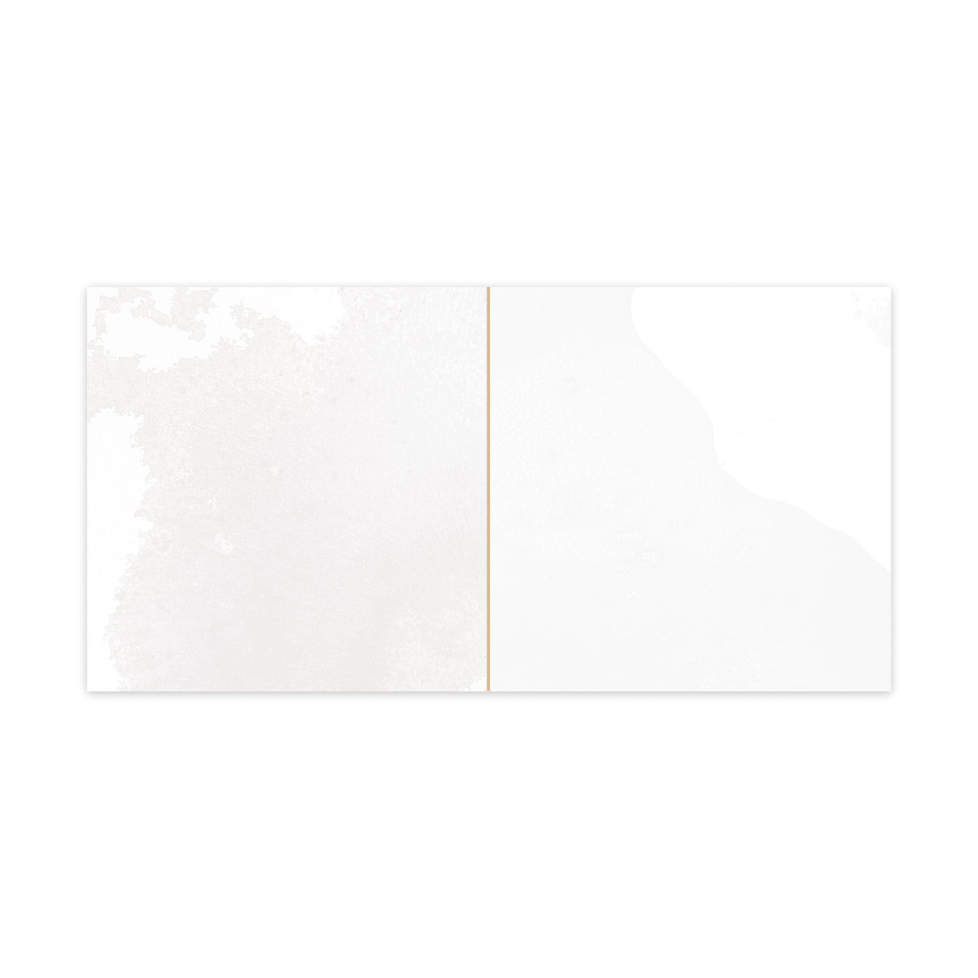 Carrelage Vintage effet Zellige Blanc 40x20x1,03 cm Atelora - Mur intérieur