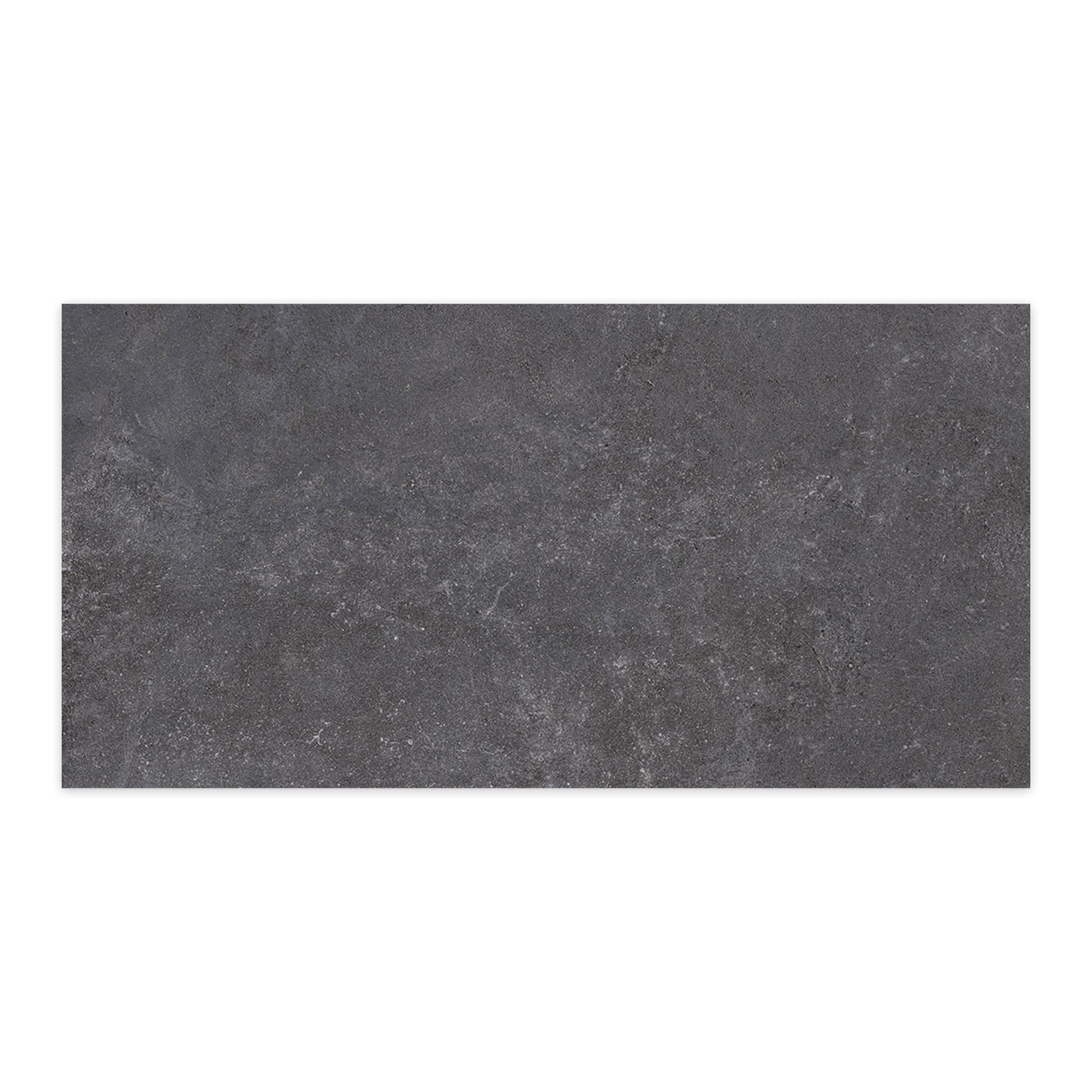Carrelage effet Béton Gris Anthracite 120x60x0,9 cm In&Out Sorelan - Sol et mur intérieur et Sol extérieur