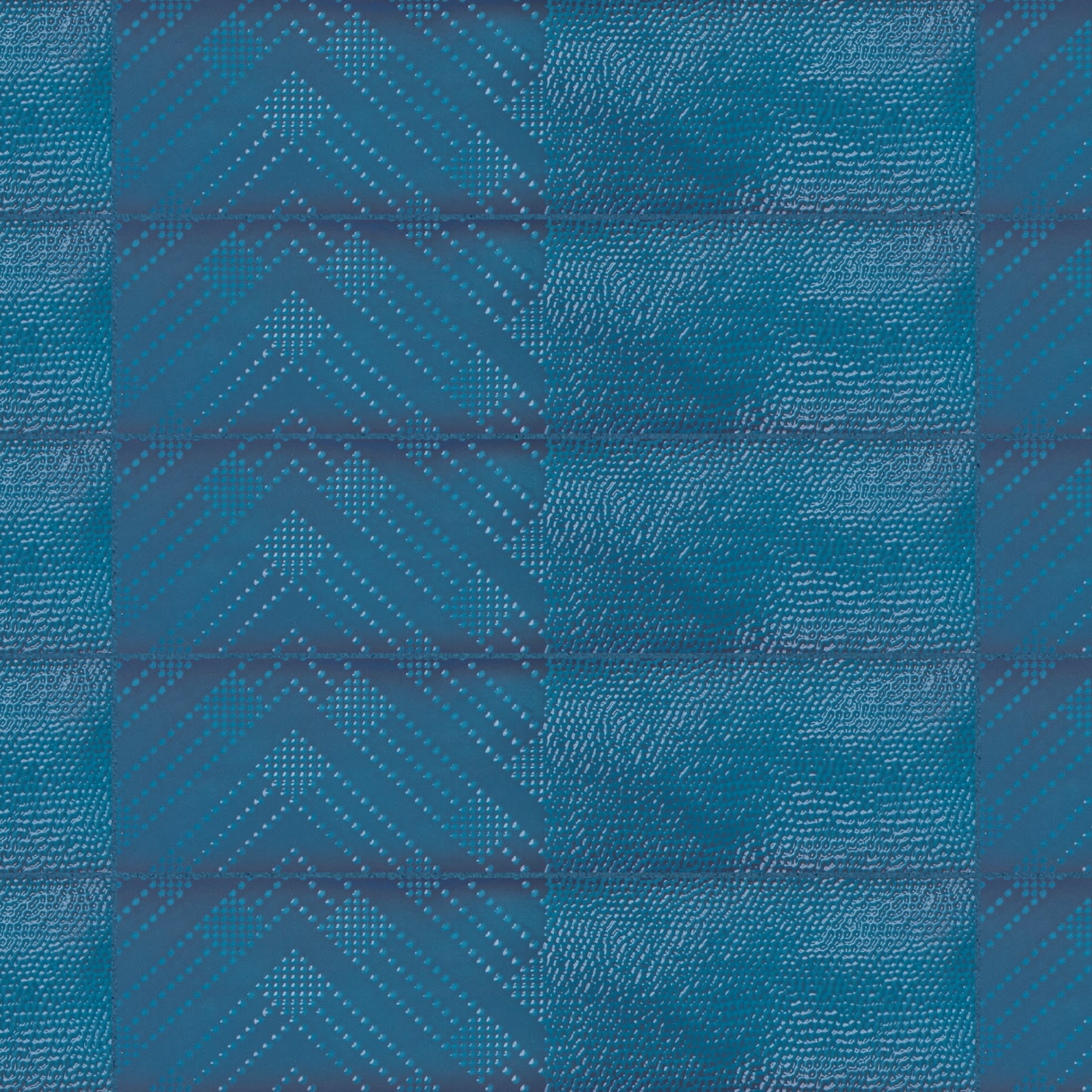 Carrelage effet Zellige Bleu 30x7,5x0,82 cm Salerno - Mur intérieur