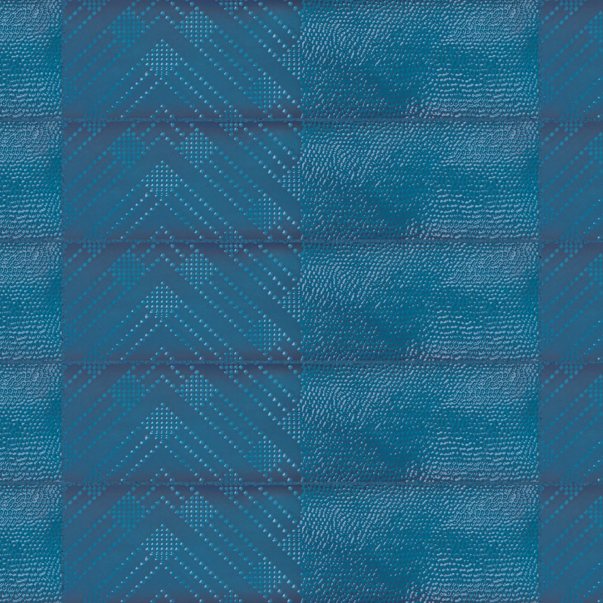 Carrelage effet Zellige Bleu 30x7,5x0,82 cm Salerno - Mur intérieur