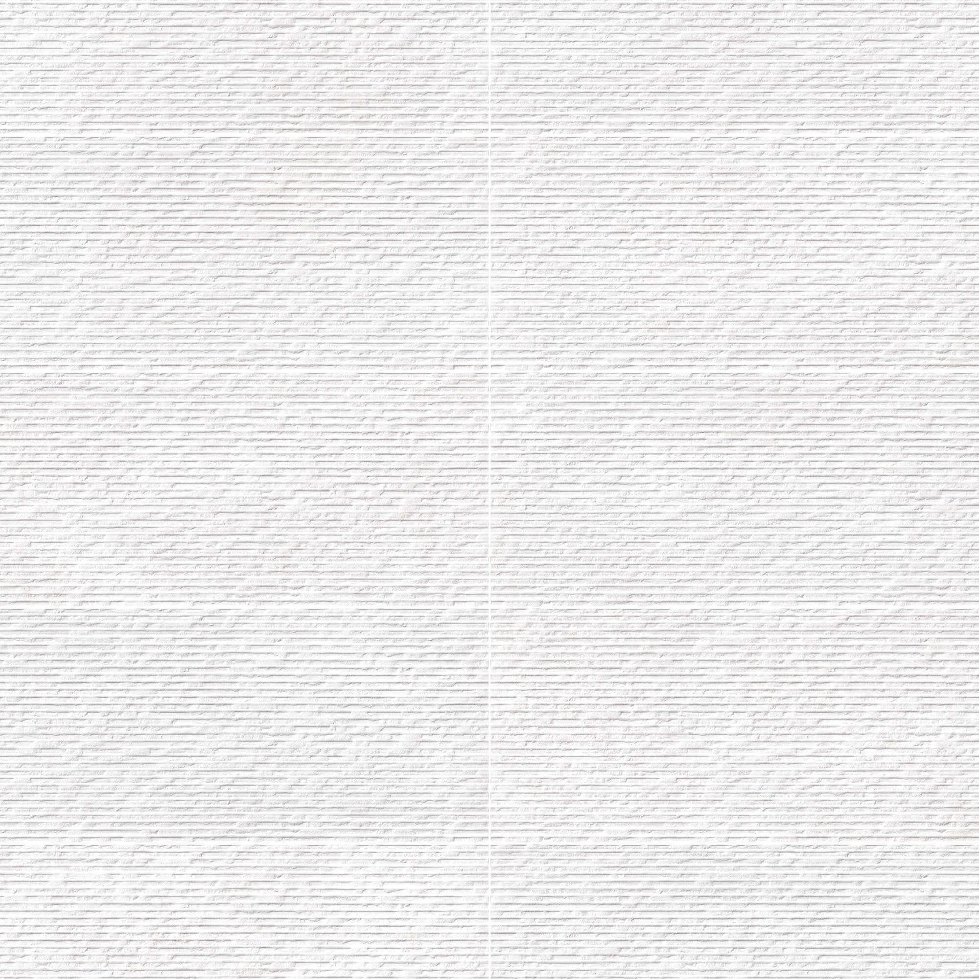 Carrelage effet Béton 3D Blanc Lin 90x32x1,05 cm Sorelan - Mur intérieur