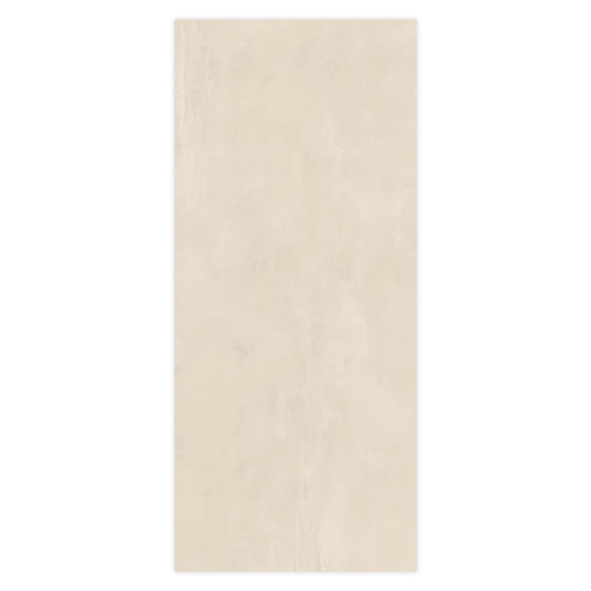 Carrelage effet Béton Beige Ivoire 278x120x0,6 cm Mat Vetrano - Mur intérieur