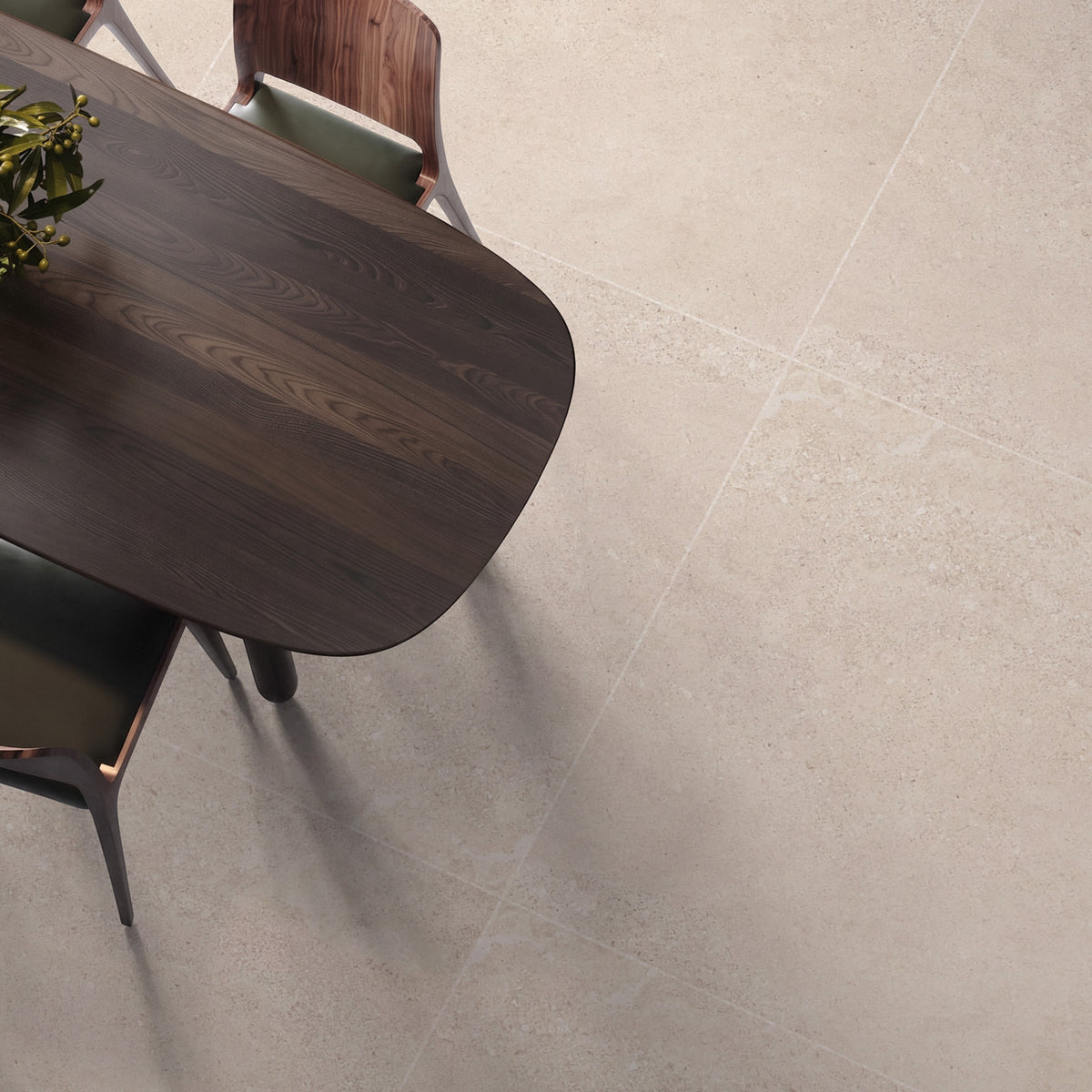 Carrelage effet Pierre Beige Sable 90x90x0,9 cm Alvior - Sol extérieur