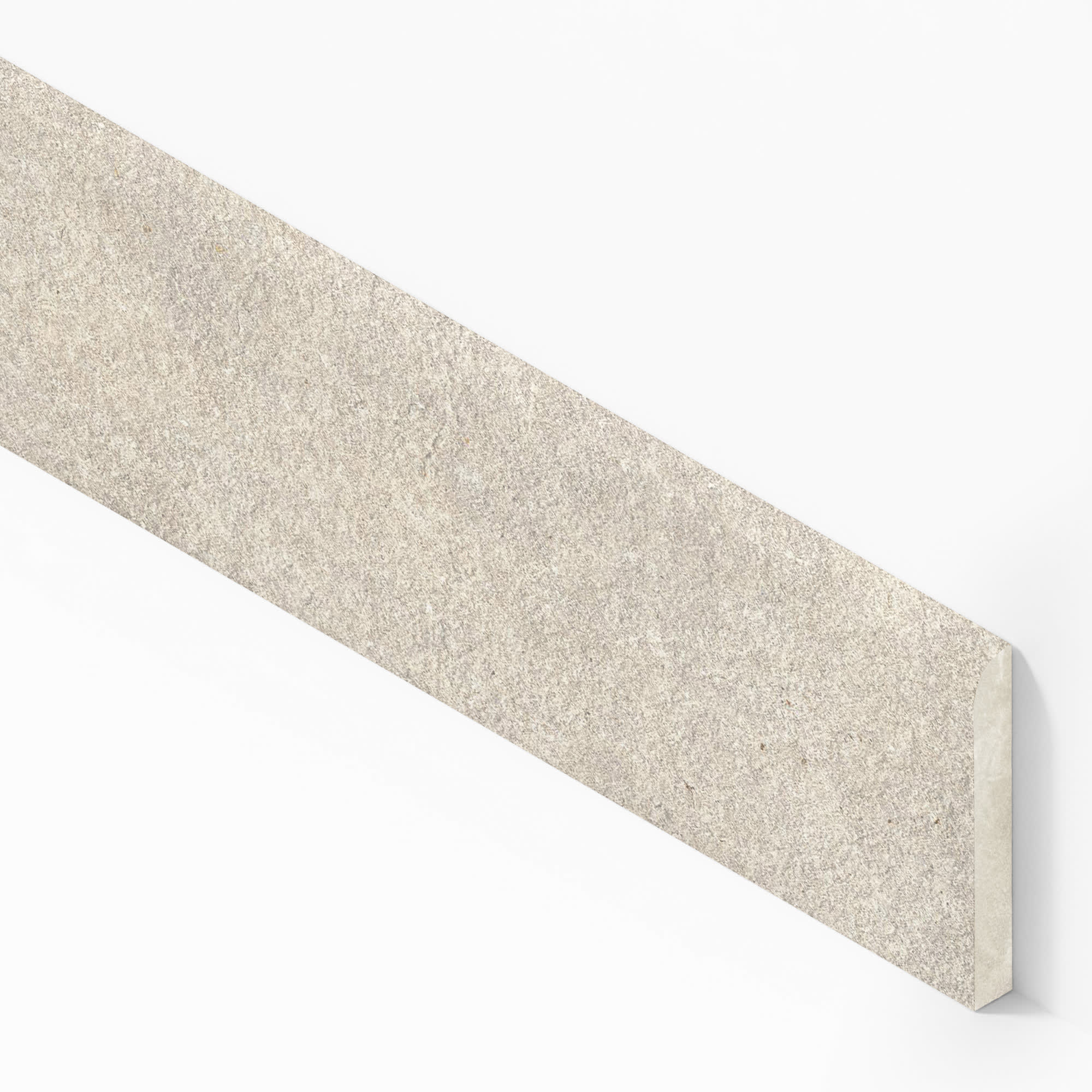 Plinthe carrelage effet Pierre Quartzite Blanc 150x7,2 cm Mat Venturo